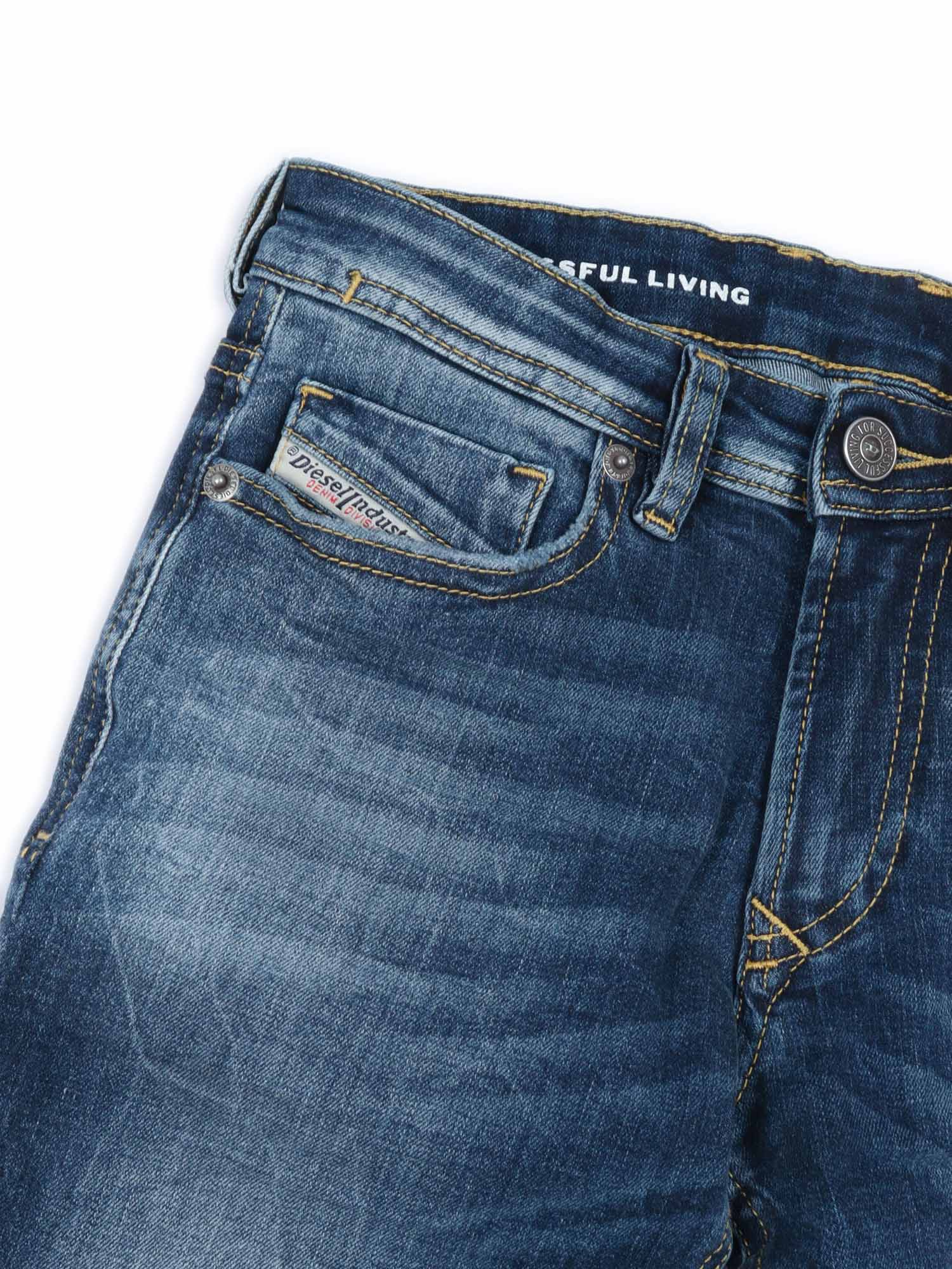 Diesel 5 Pockets In Blue