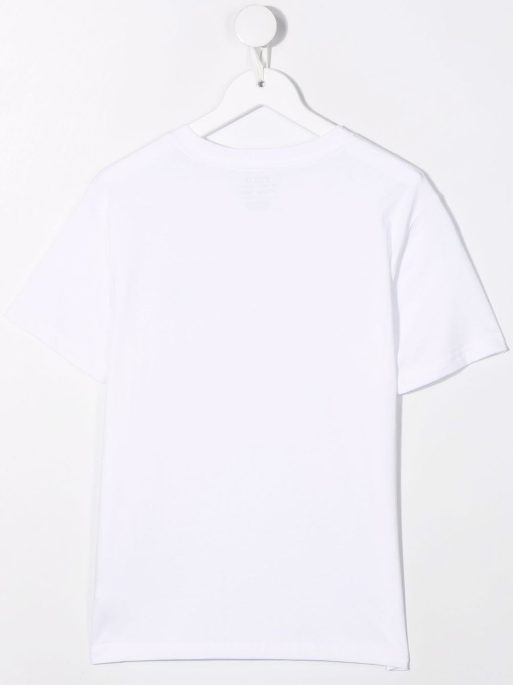 Polo Ralph Lauren Cotton Jersey Crewneck T Shirt   Teens In White