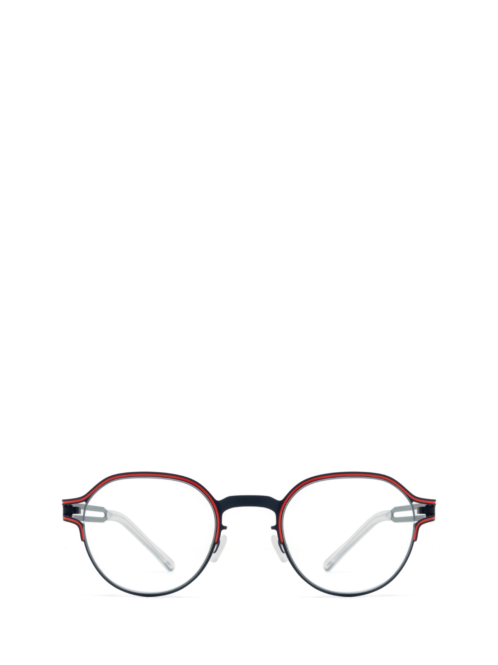 Shop Mykita Vaasa Navy/rusty Red Glasses