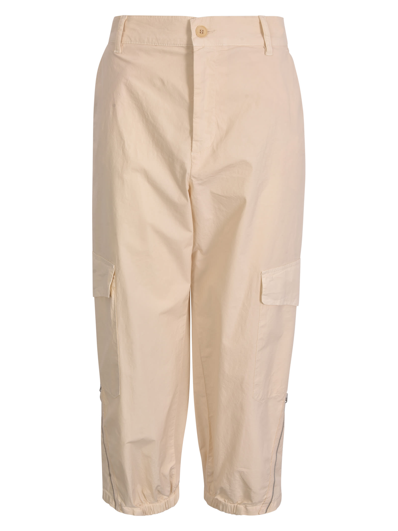 Barena Venezia Cargo Pavion Pants In Ivory Color In Cream
