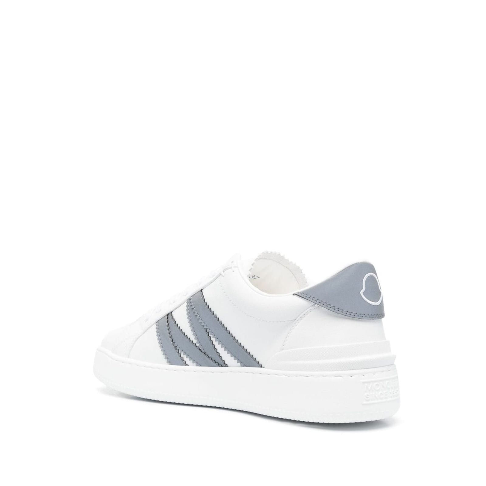 Shop Moncler Low-top Sneakers In White