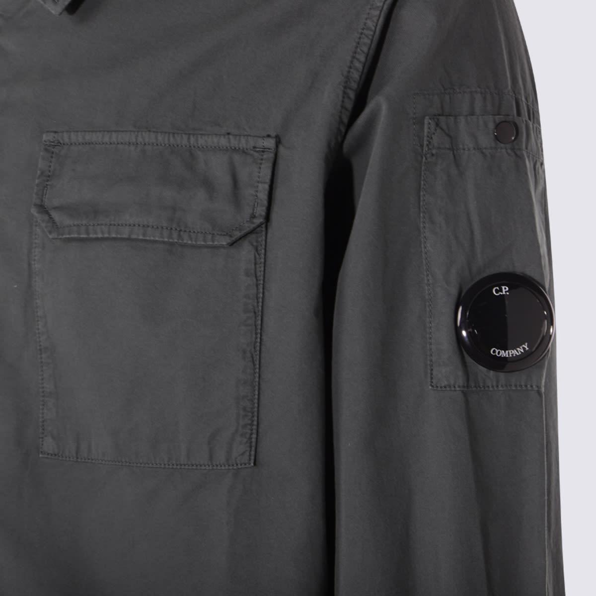 C.p. Company C.p.company Nylon Overshirt In Gray