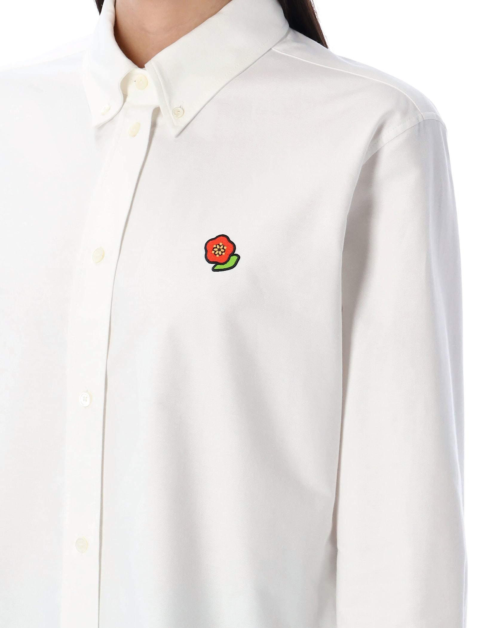Kenzo Boke Flower Shirt In White