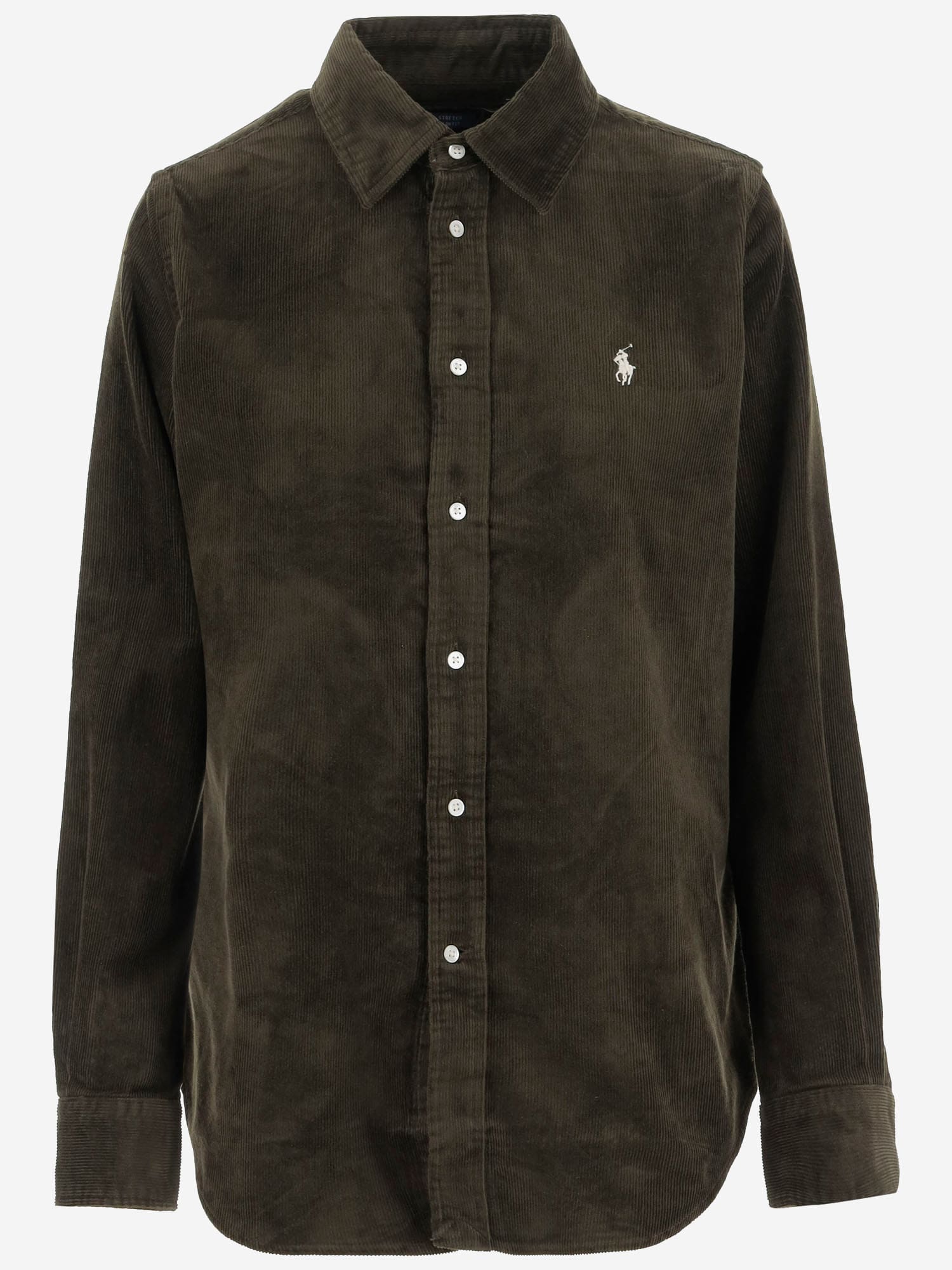 Stretch Cotton Velvet Shirt