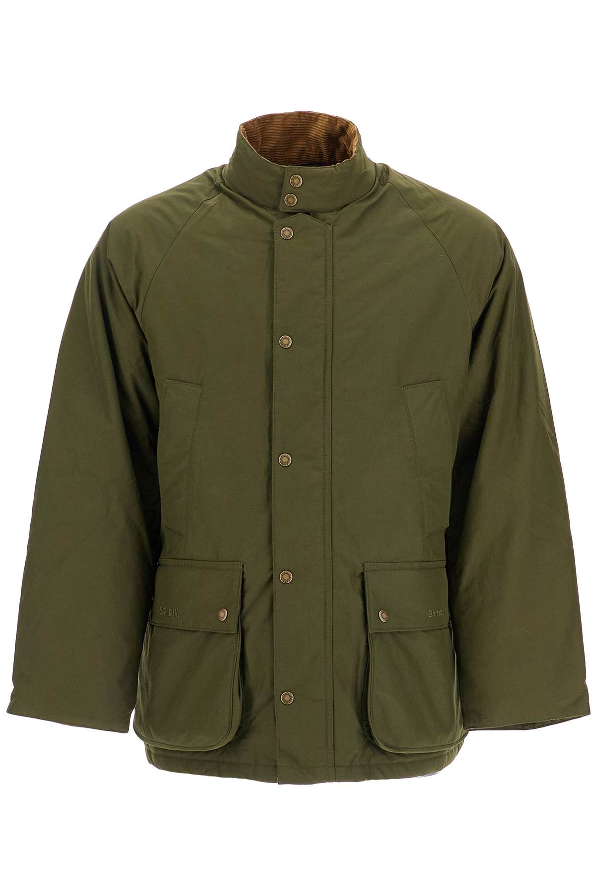 Baracuta Padded Bedale Jacket In Green