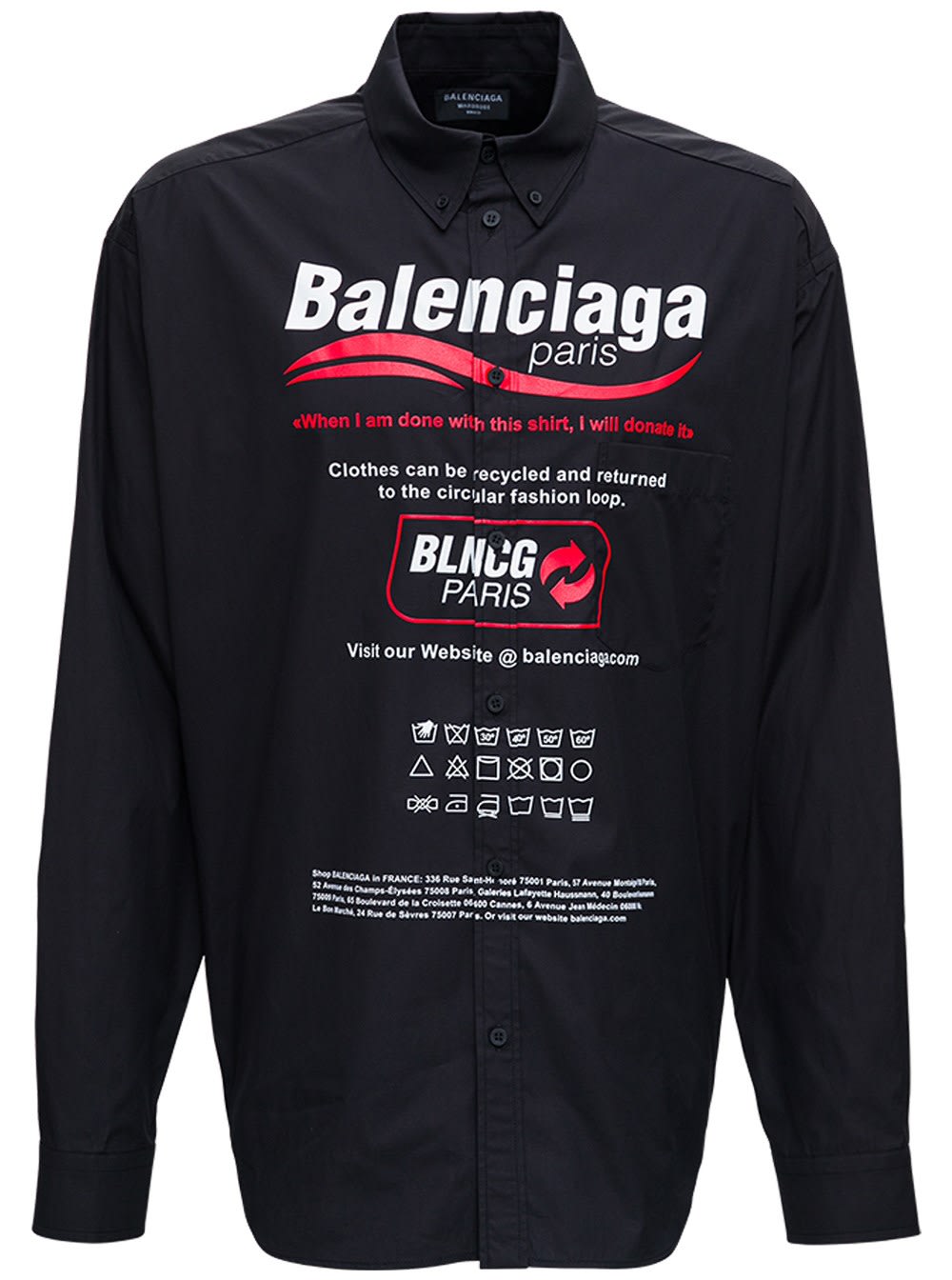 Balenciaga L/s Large Fit Shirt