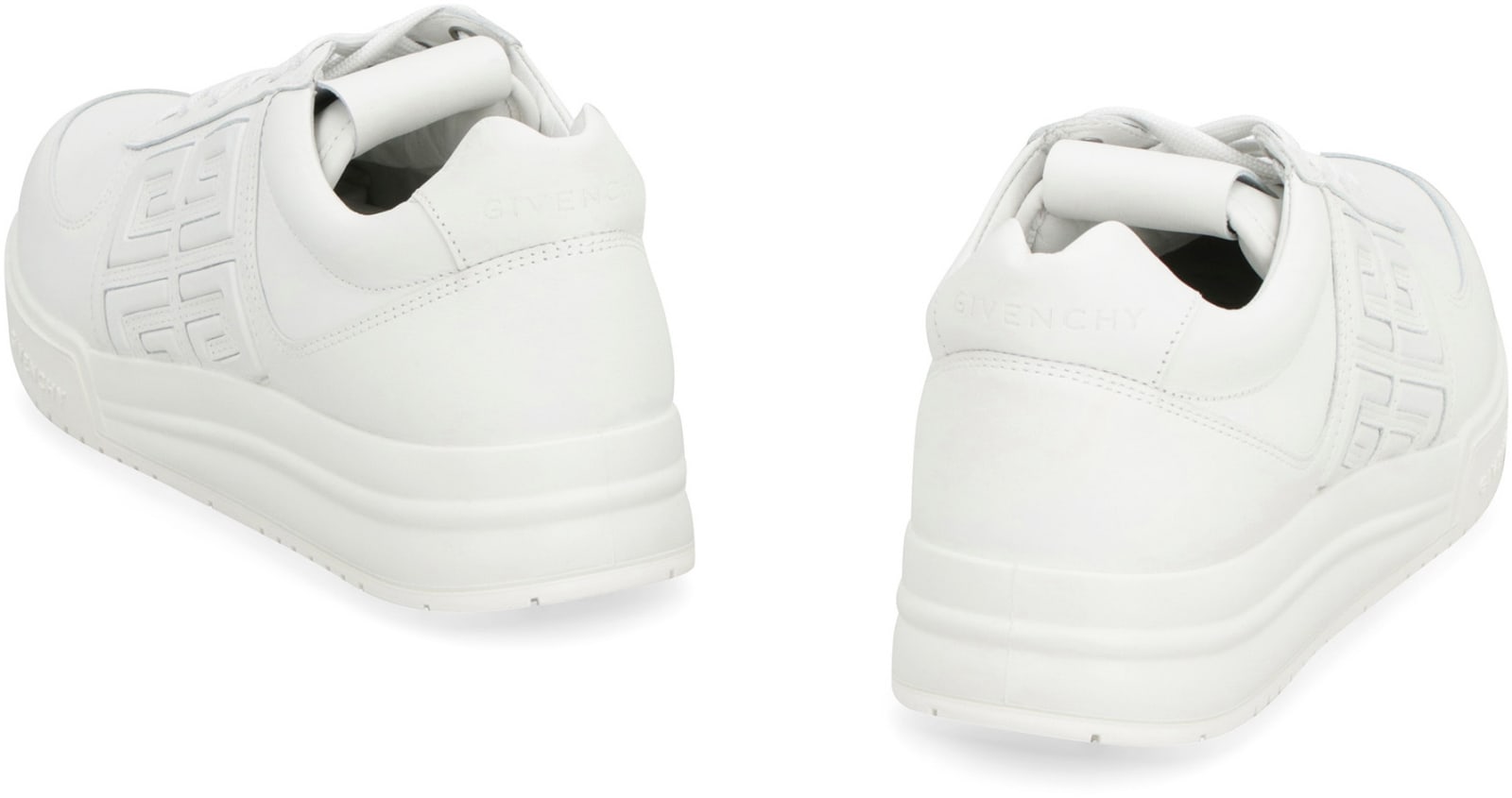 Shop Givenchy G4 Low-top Sneakers In Bianco