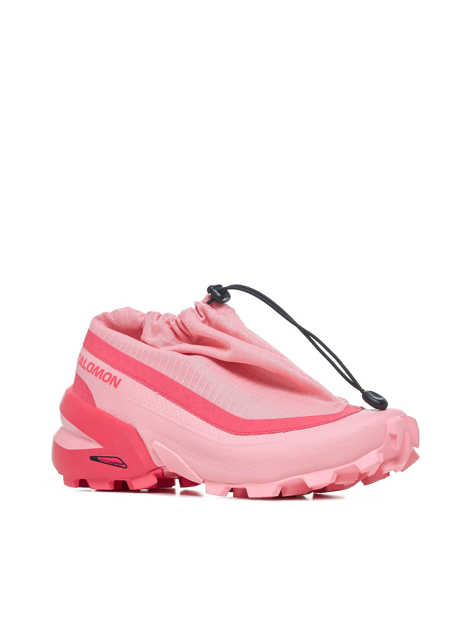 Mm6 Maison Margiela Mm6 X Salomon Low-cut In Flamingo Pink/rouge Red/black