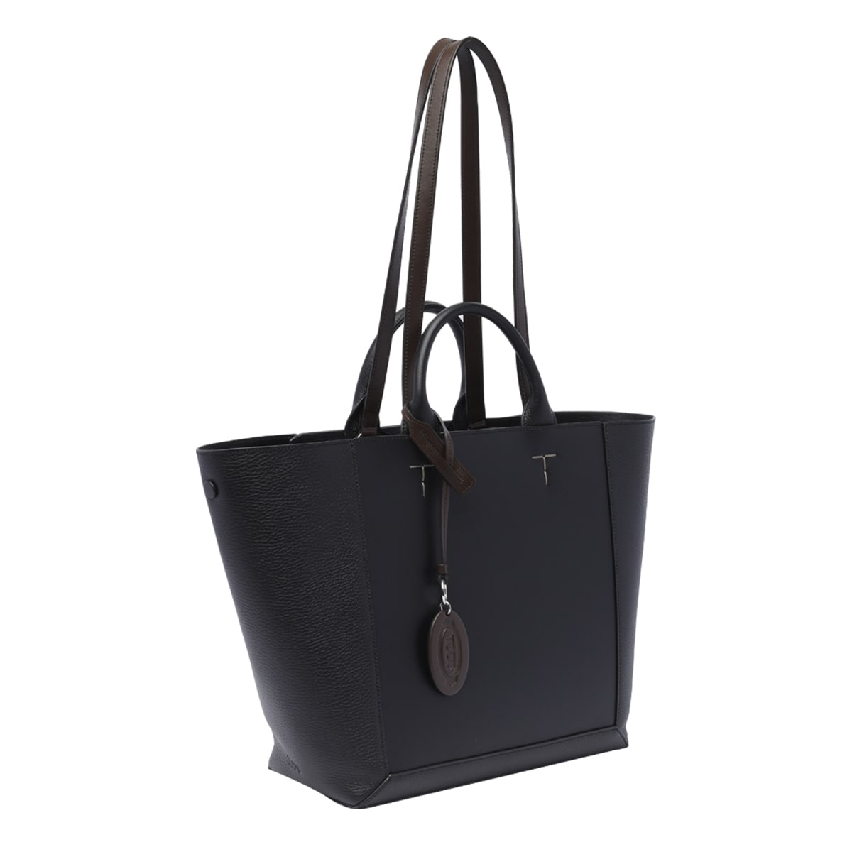 Shop Tod's Shopping Bag In Black