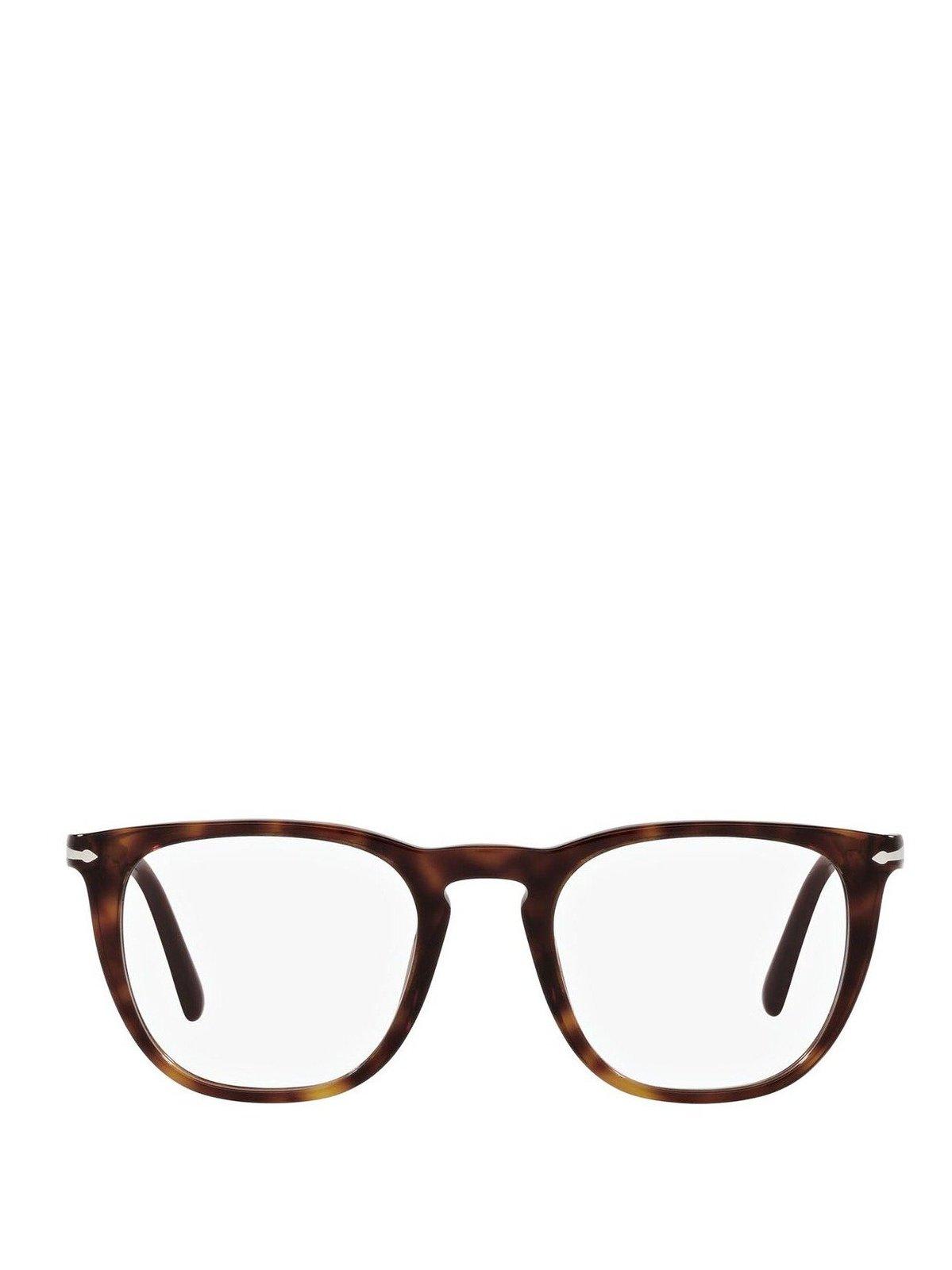 Shop Persol Square Frame Glasses In 24