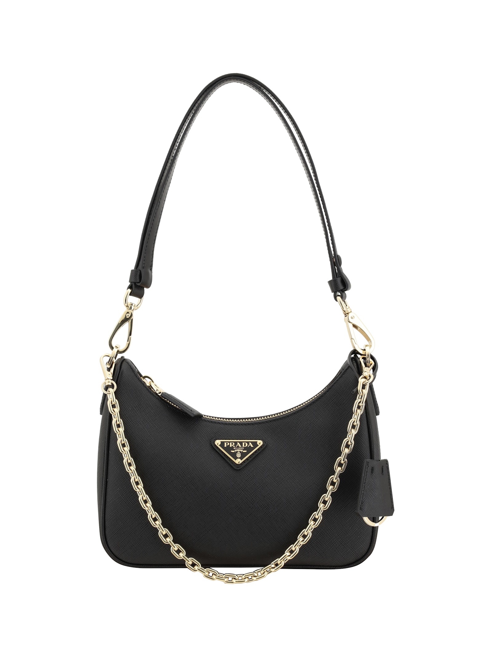 Prada Lux Shoulder Bag In Nero