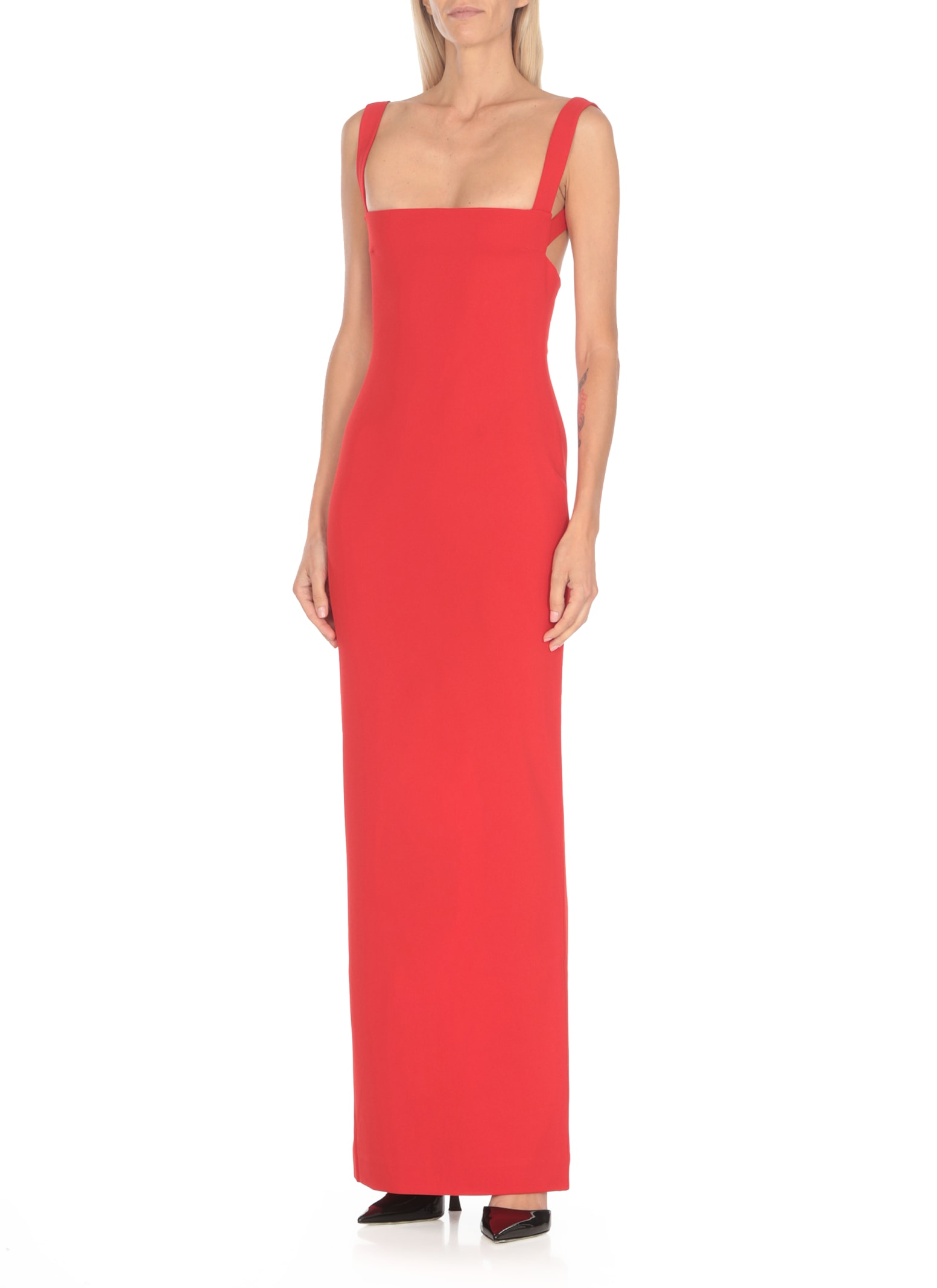 Shop Solace London Joni Maxi Dress In Red