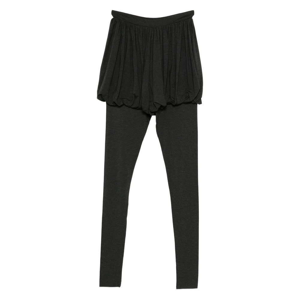 Paloma Wool Caly Skirt Overlay Leggings In Black