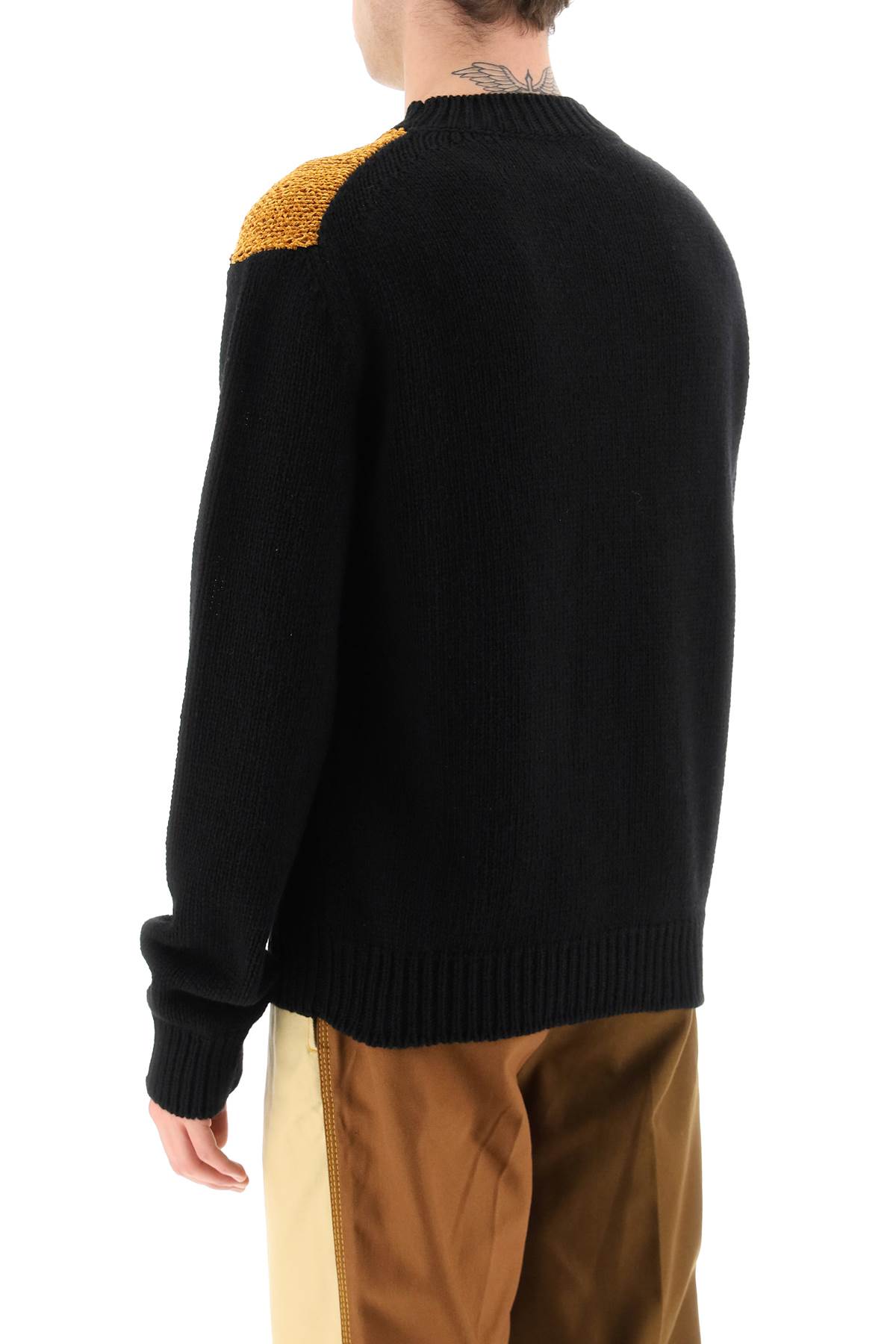 Marni Black Carhartt Wip Edition Graphic Sweater In Black