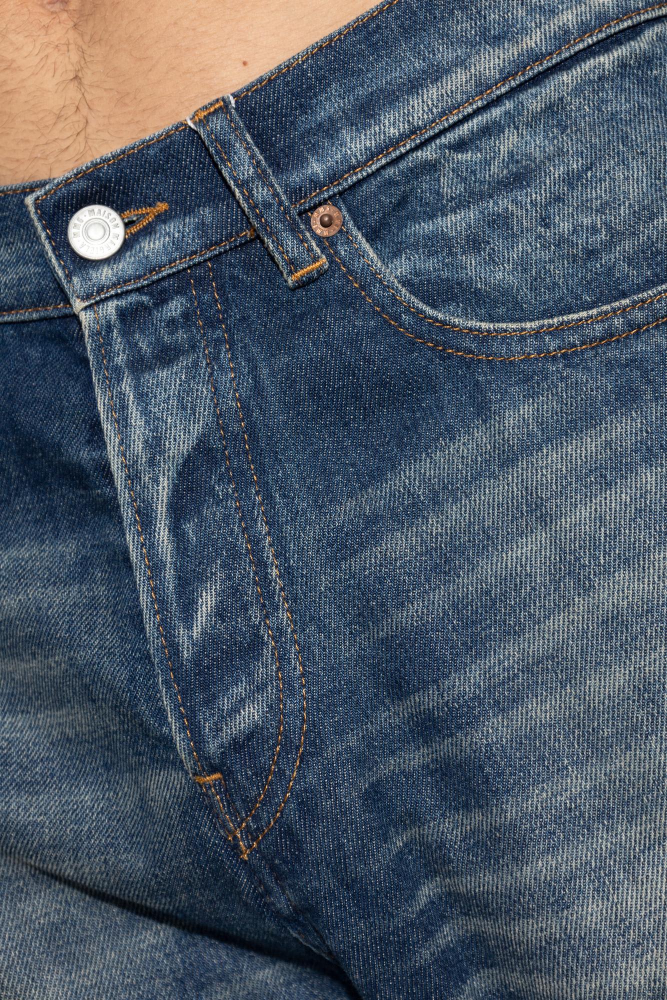 Mm6 Maison Margiela Denim Wide-leg Jeans In Blue