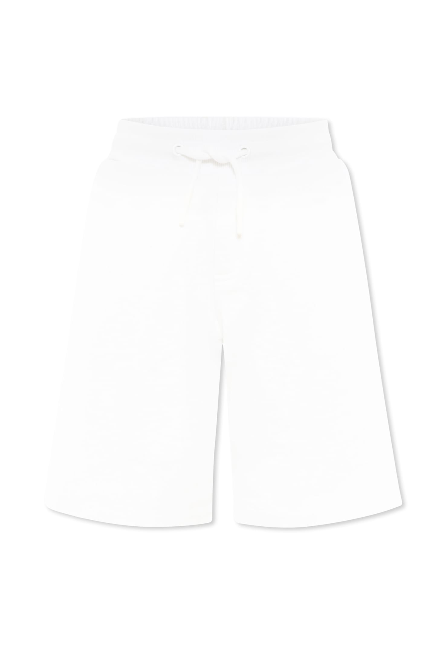 Marc Jacobs White Shorts For Boy With Logo In White