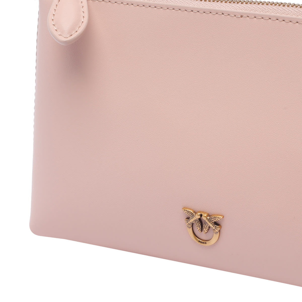 PINKO MINI FLAT HORIZONTAL POCHETTE