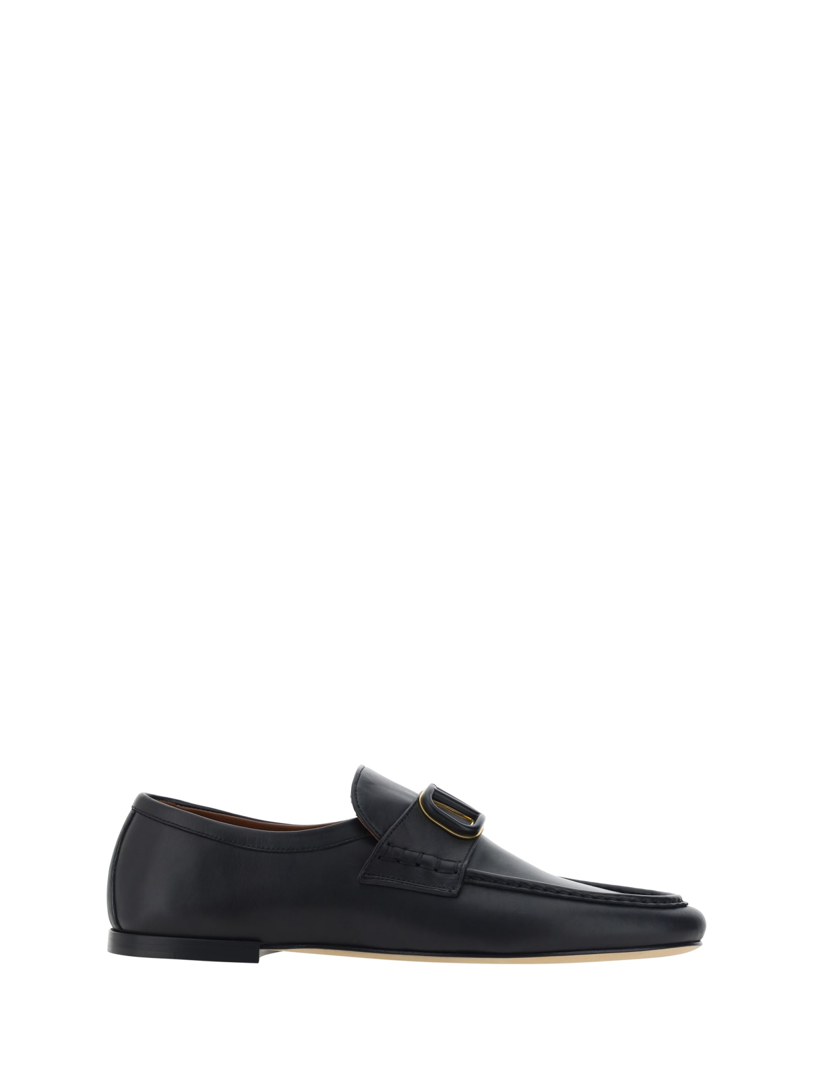 Shop Valentino Vlogo Loafers