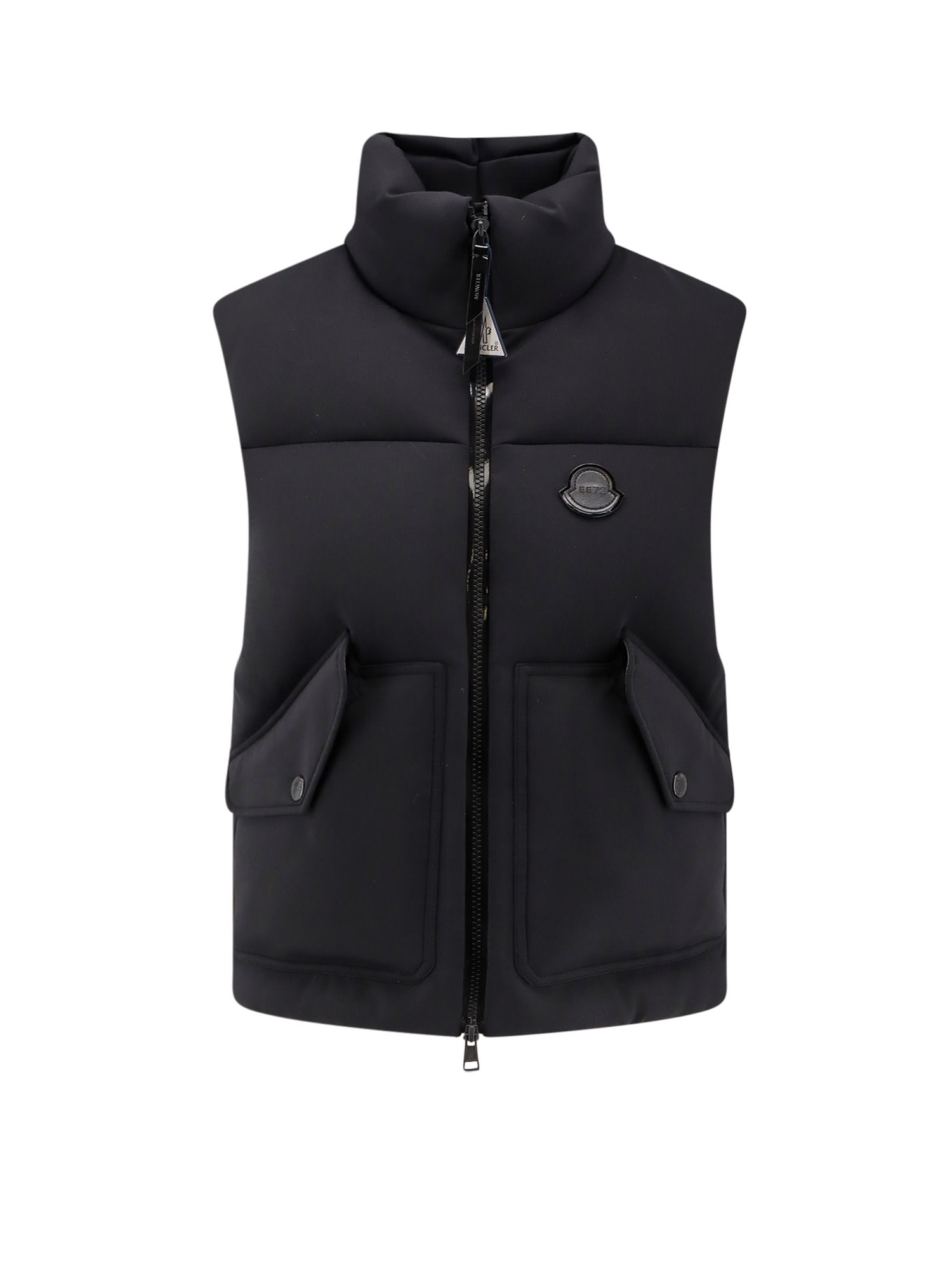 Moncler Genius Otis 4 Moncler Edward Enninful Ee72 Sleeveless Down Jacket In Black