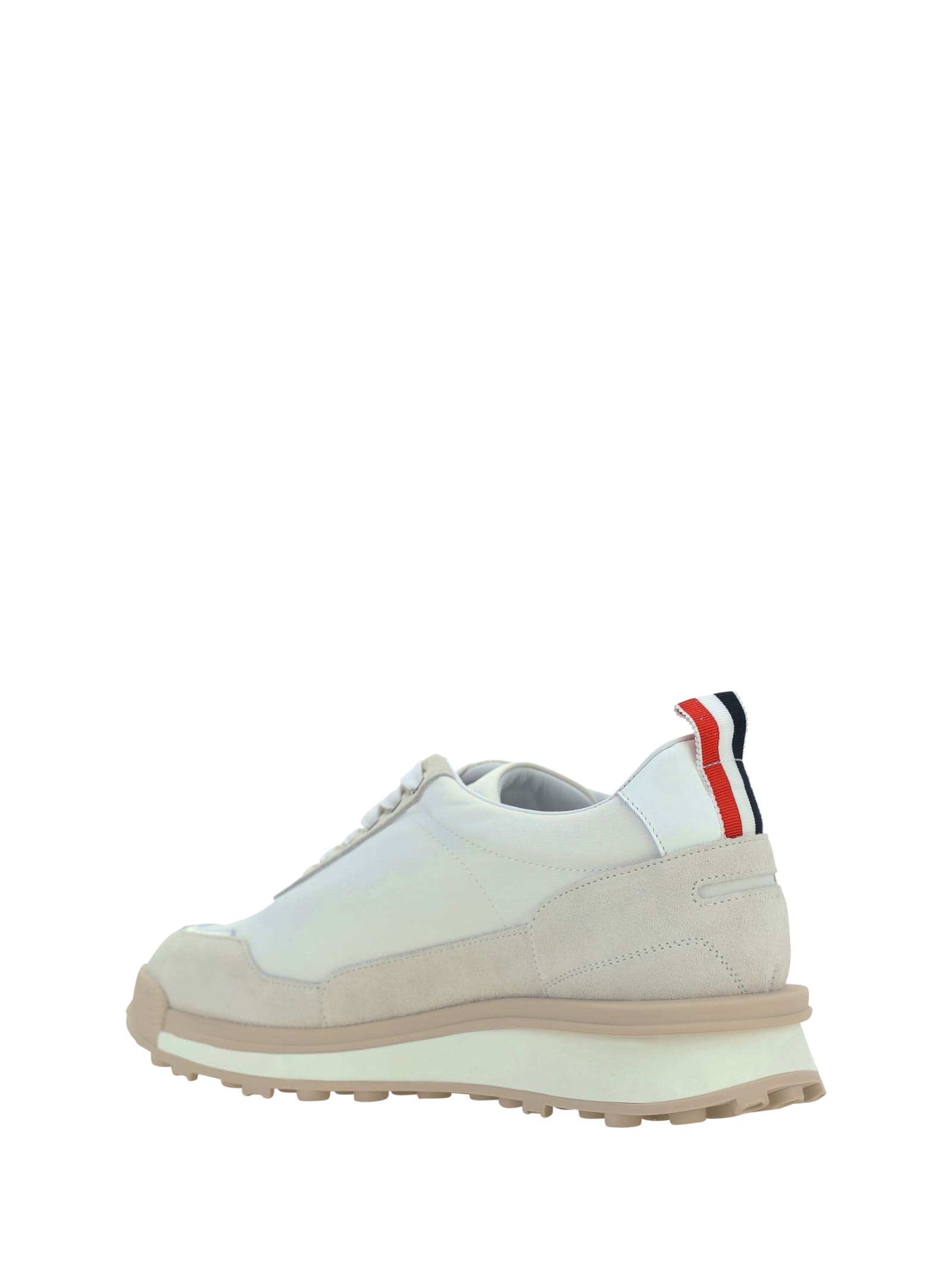 Shop Thom Browne Alumni Trainer Sneakers In Tonal White Fun Mix