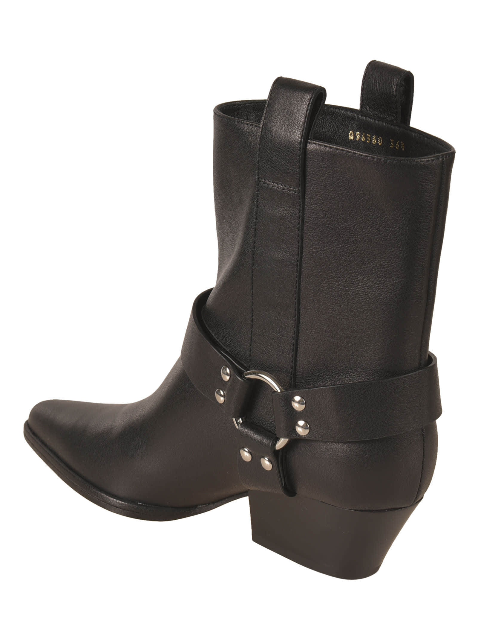 Shop Sergio Rossi Janye Ankle Boots In Black