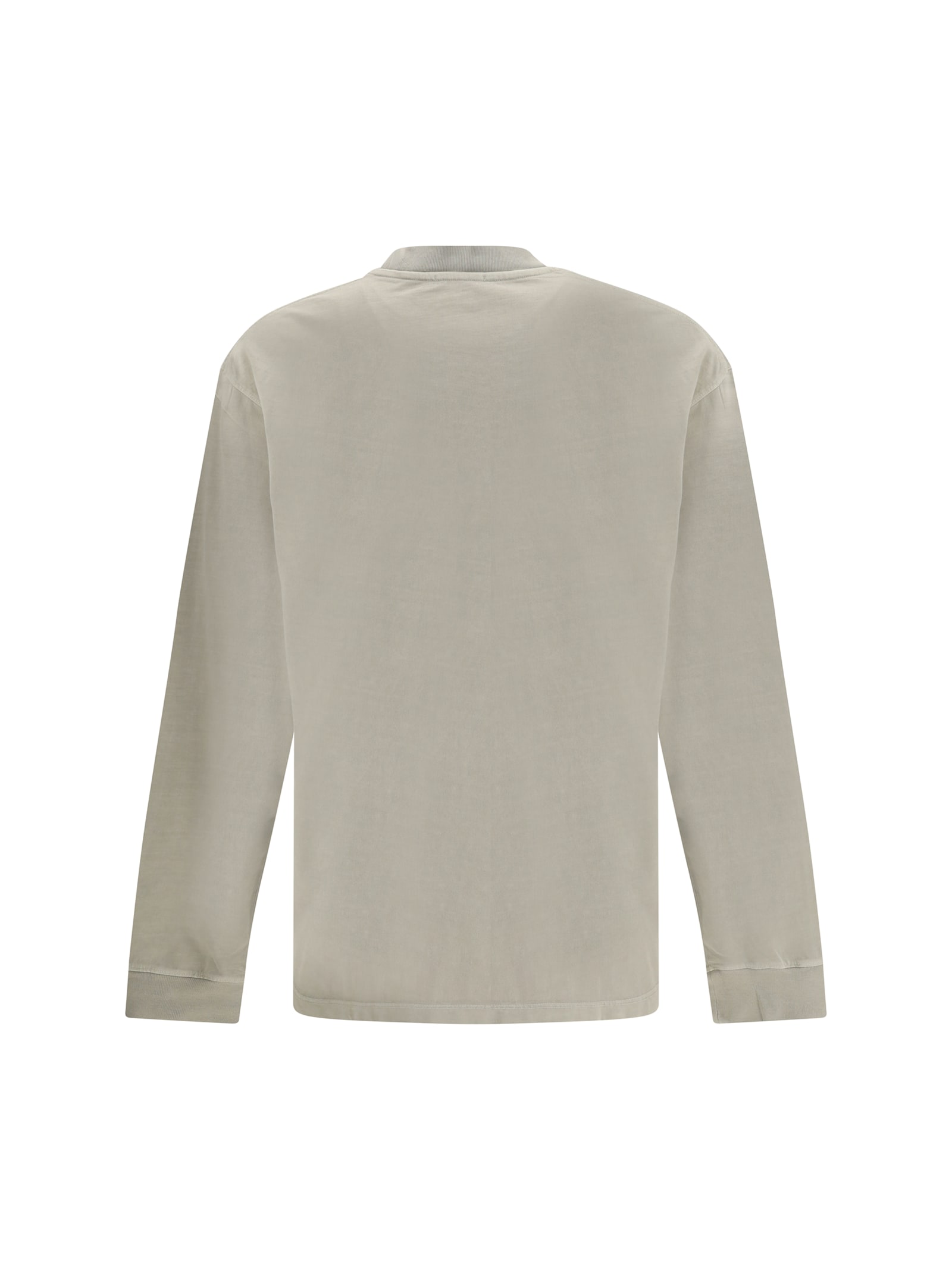 Agolde Payson Long Sleeve Waffle Knit Tee In Green