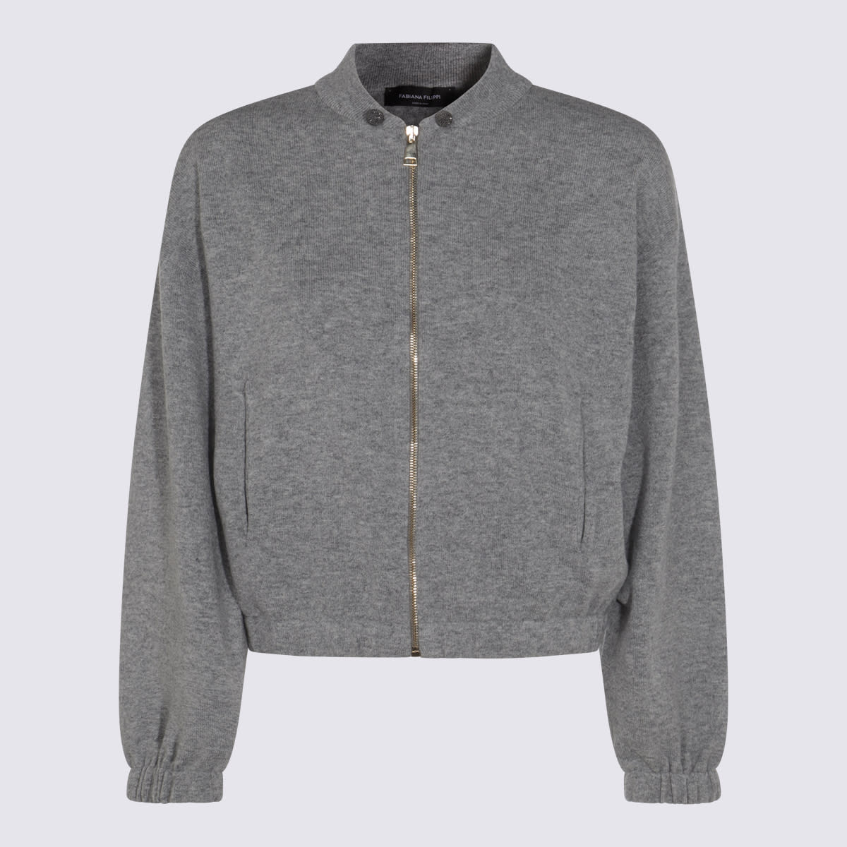 Grey Wool Knitwear