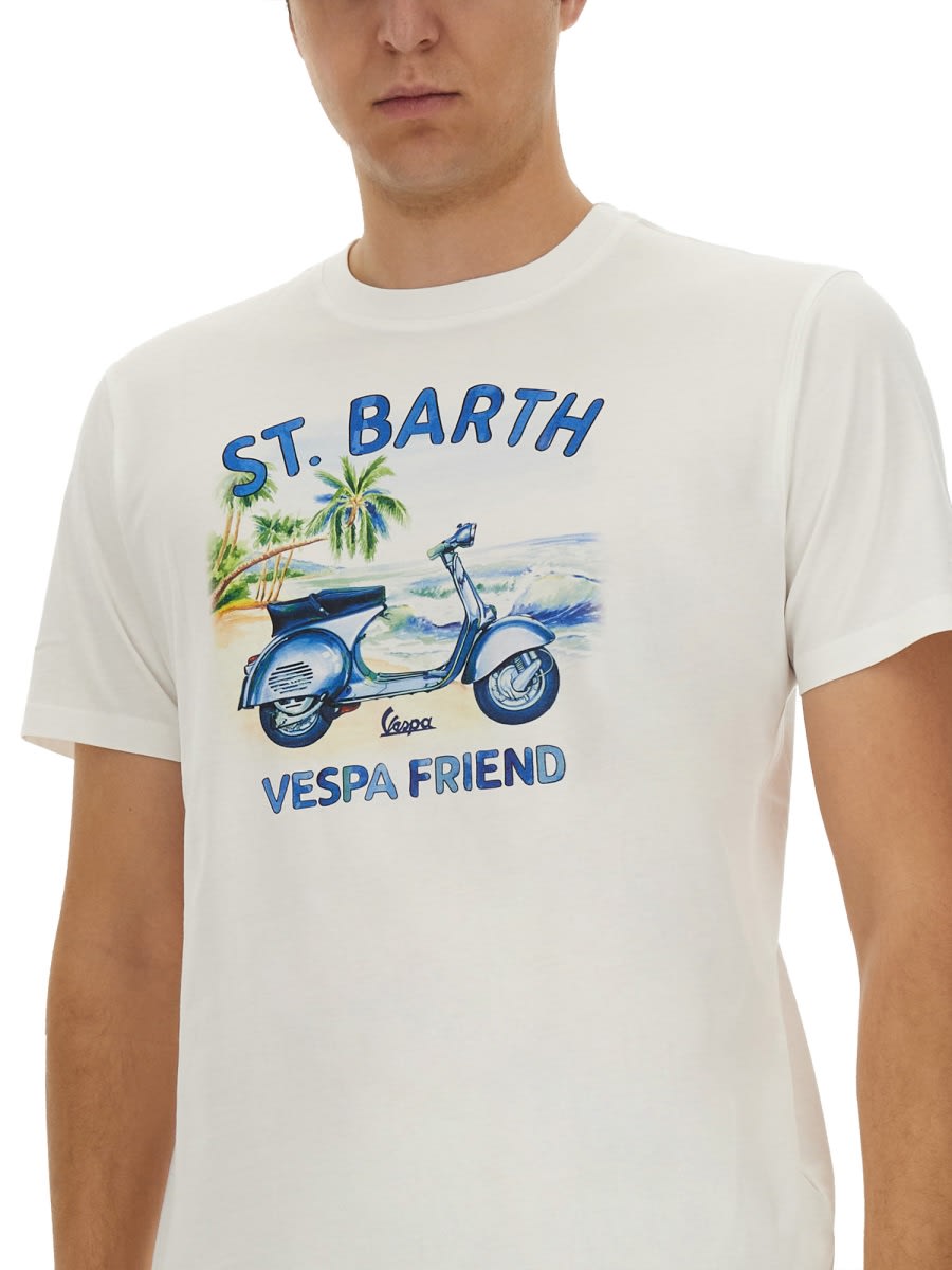 Shop Mc2 Saint Barth Cotton T-shirt In Multicolour