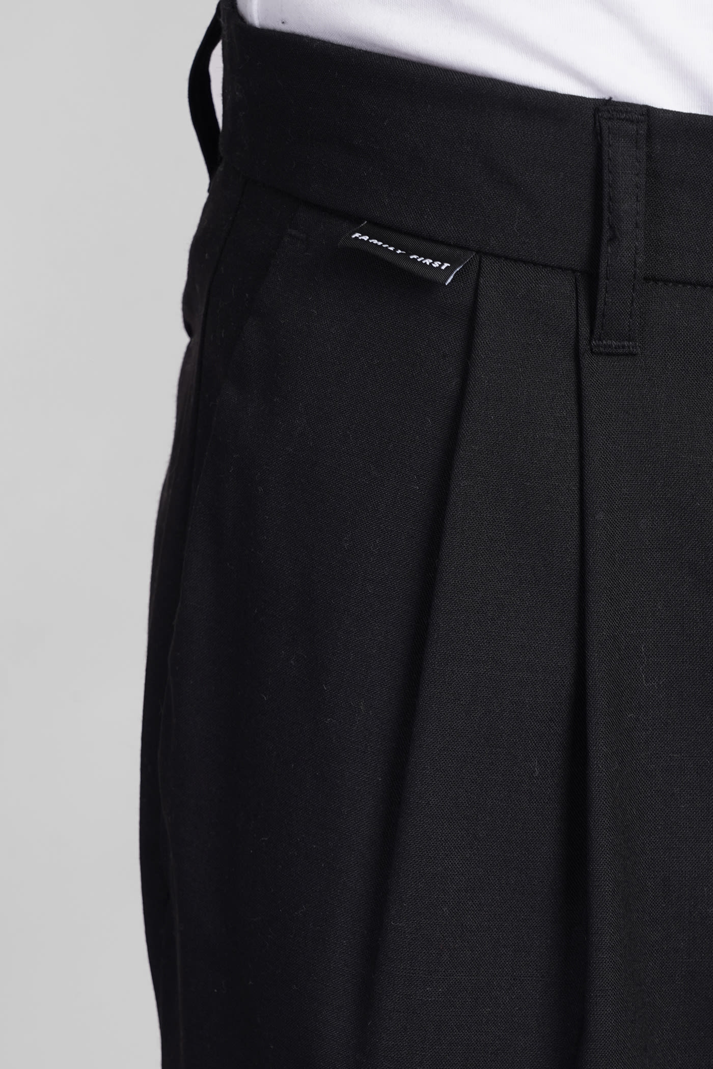 Shop Family First Milano Pants In Black Polyester