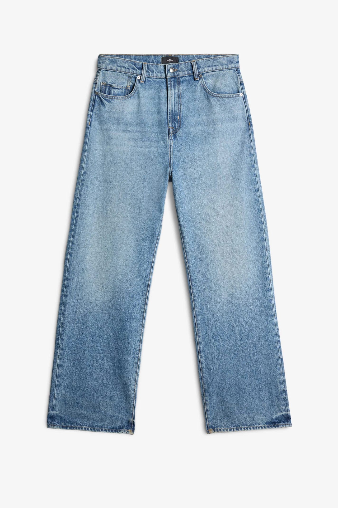 7 For All Mankind Wide Leg Mason In Blue