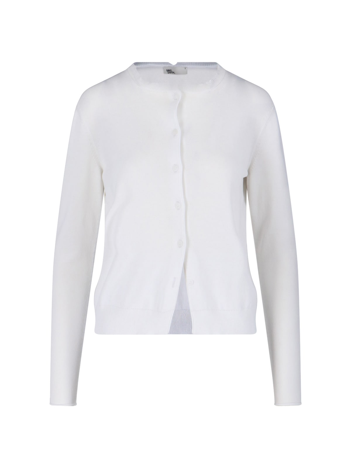 Shop Sibel Saral Crew-neck Cardigan In White