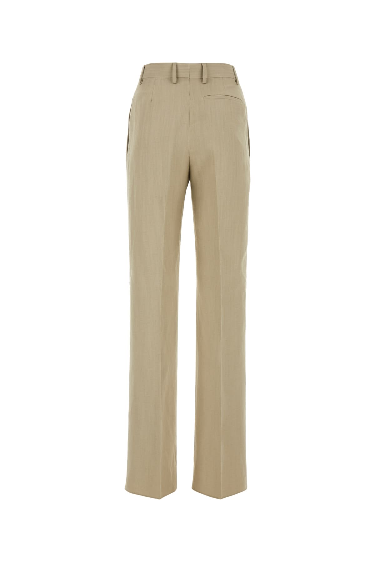 Shop Ferragamo Pant In Beigestone