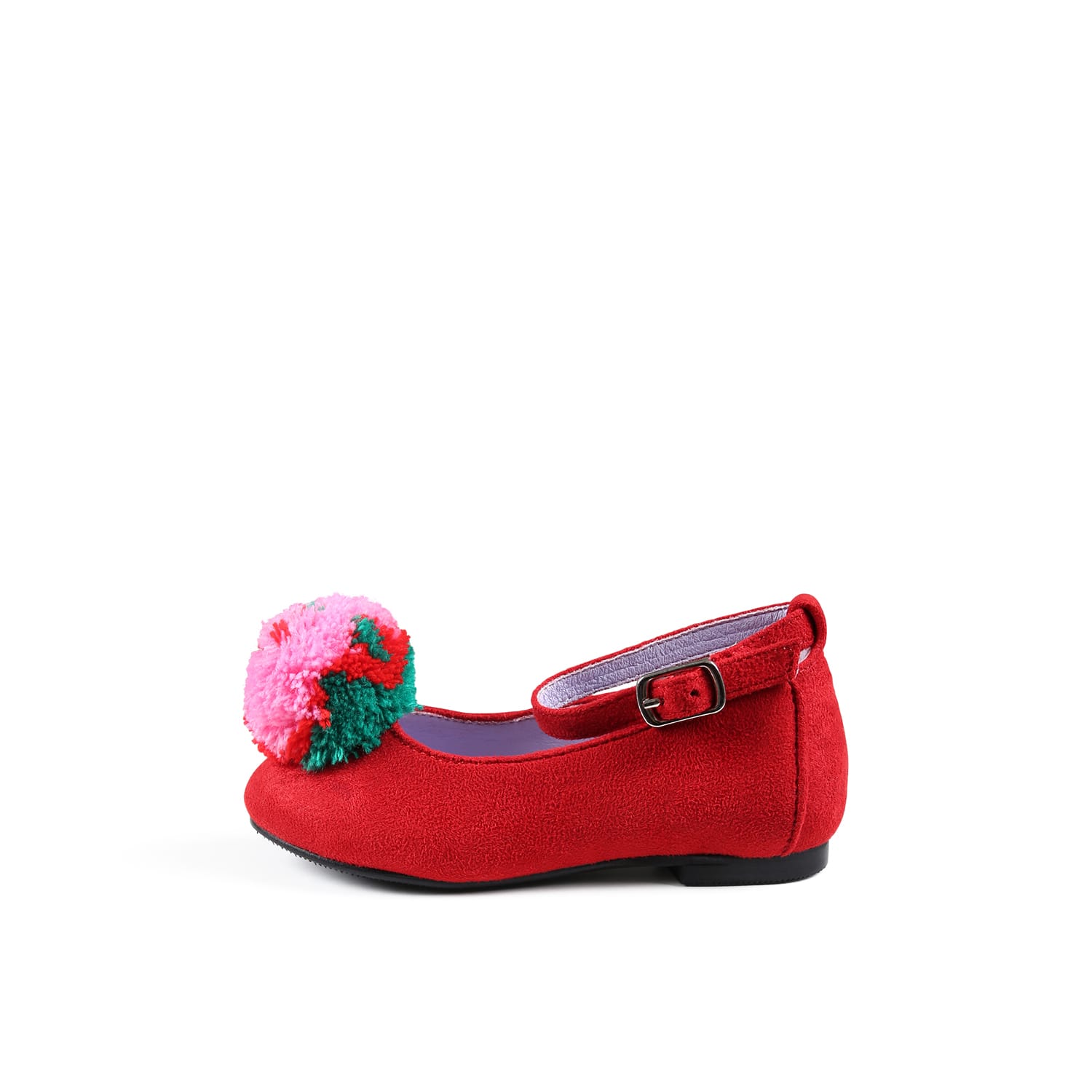 Stella Mccartney Fluffy Fruit Ballerina Shoes In Red