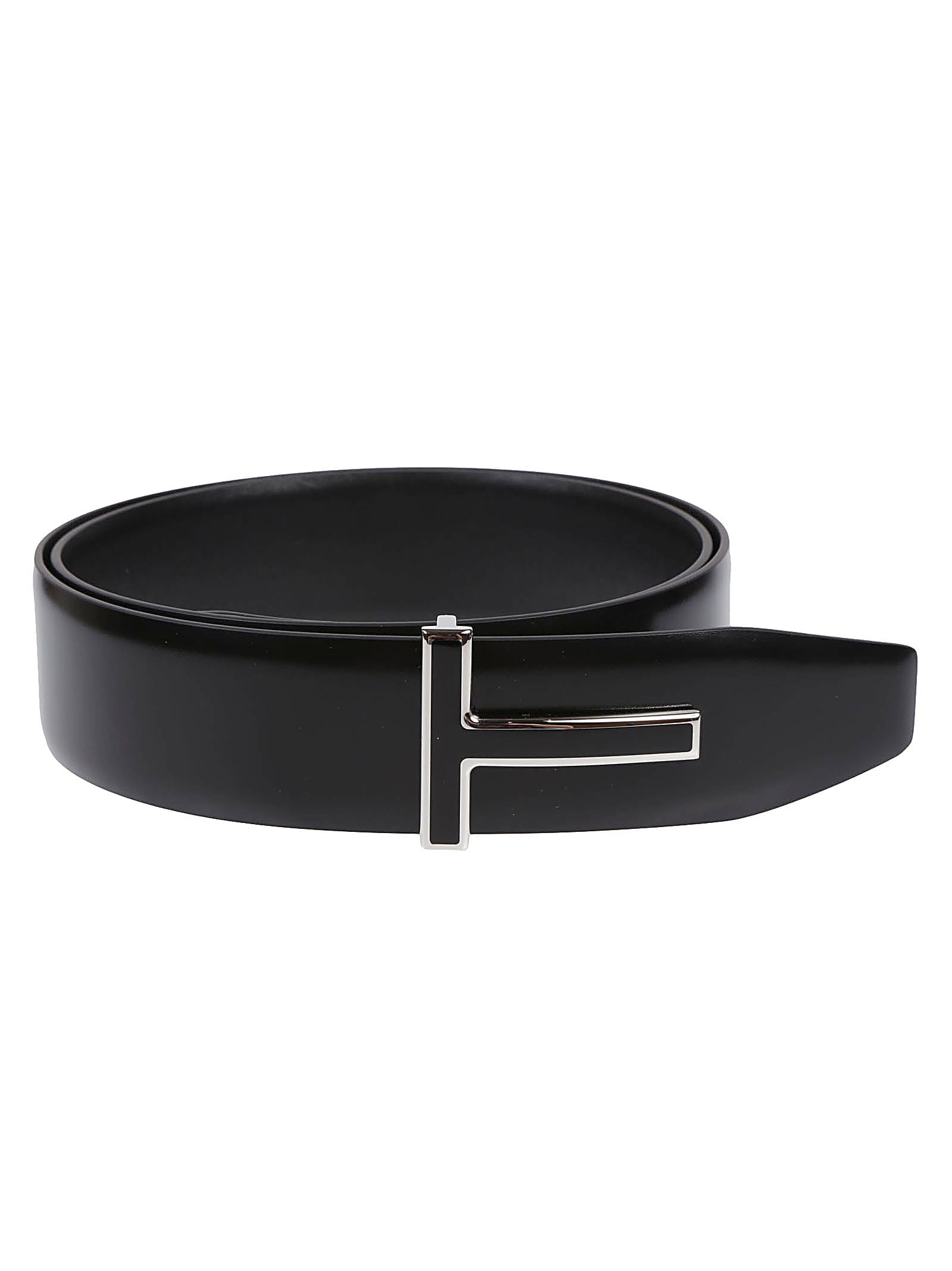 Shop Tom Ford T Reversible Belt In Black