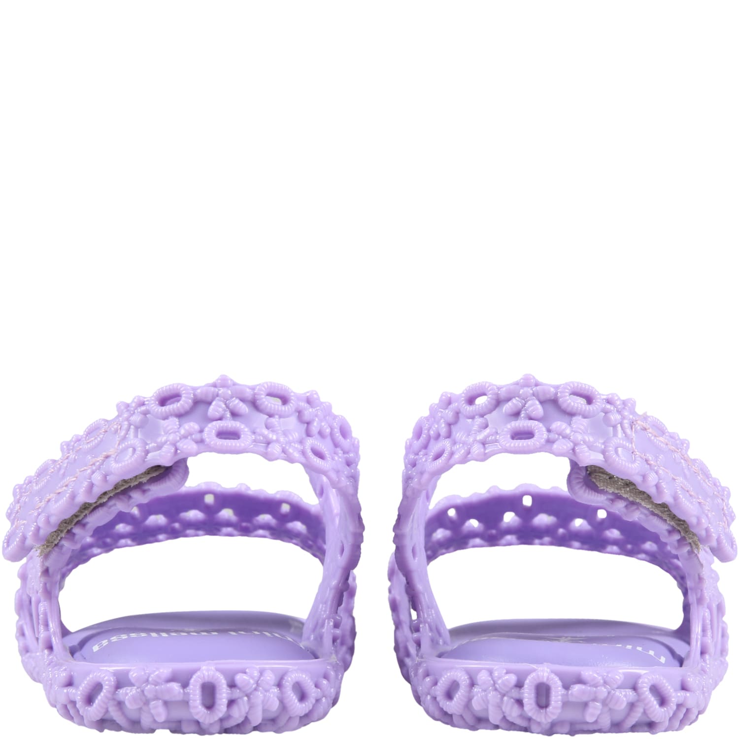 Shop Melissa Lilac Sandals For Girl In Violet