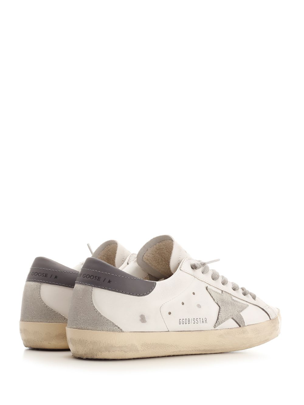 Shop Golden Goose Super Star Sneakers In Bianco