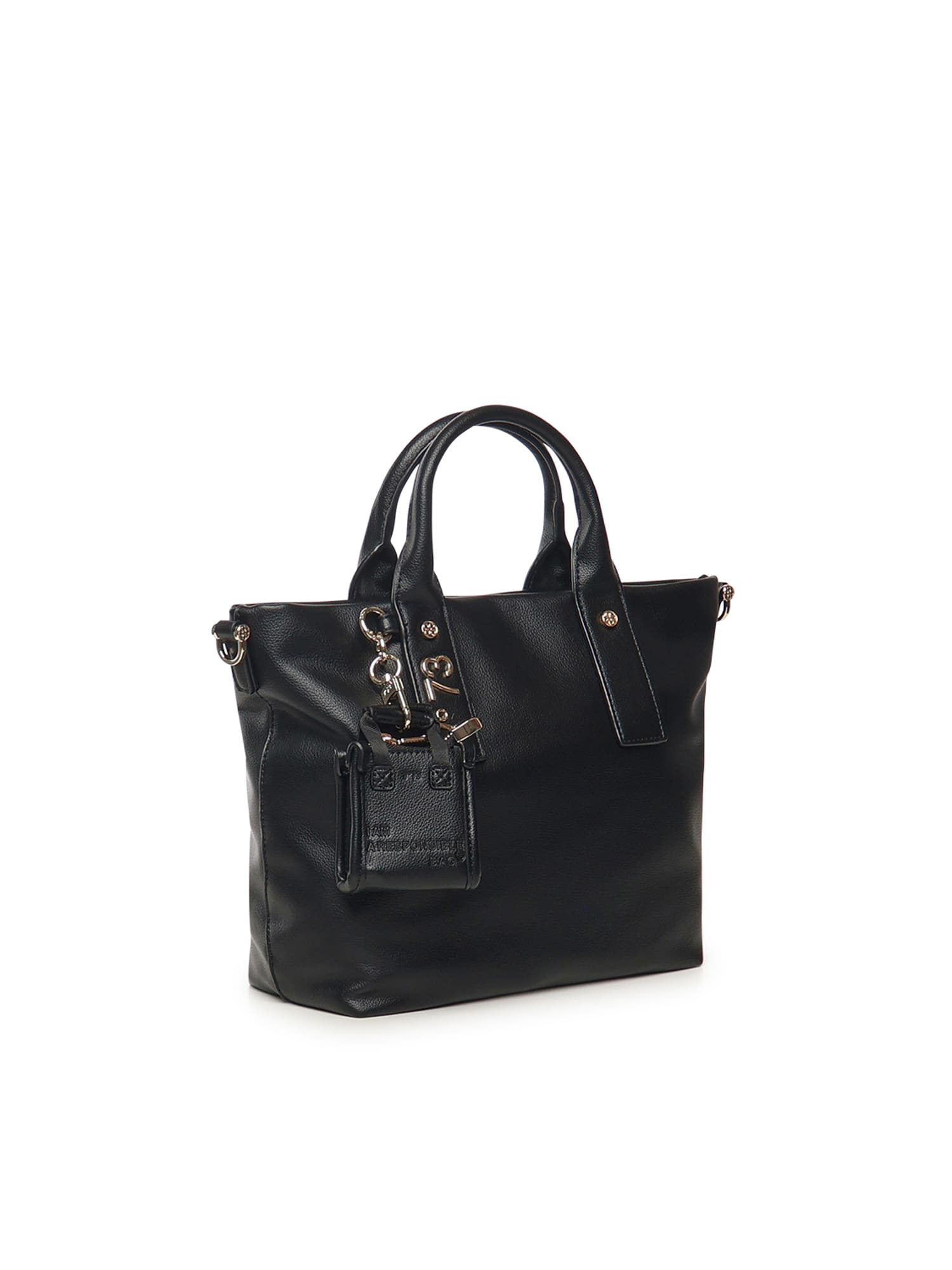 V73 Matilda Shopping Bag In Black