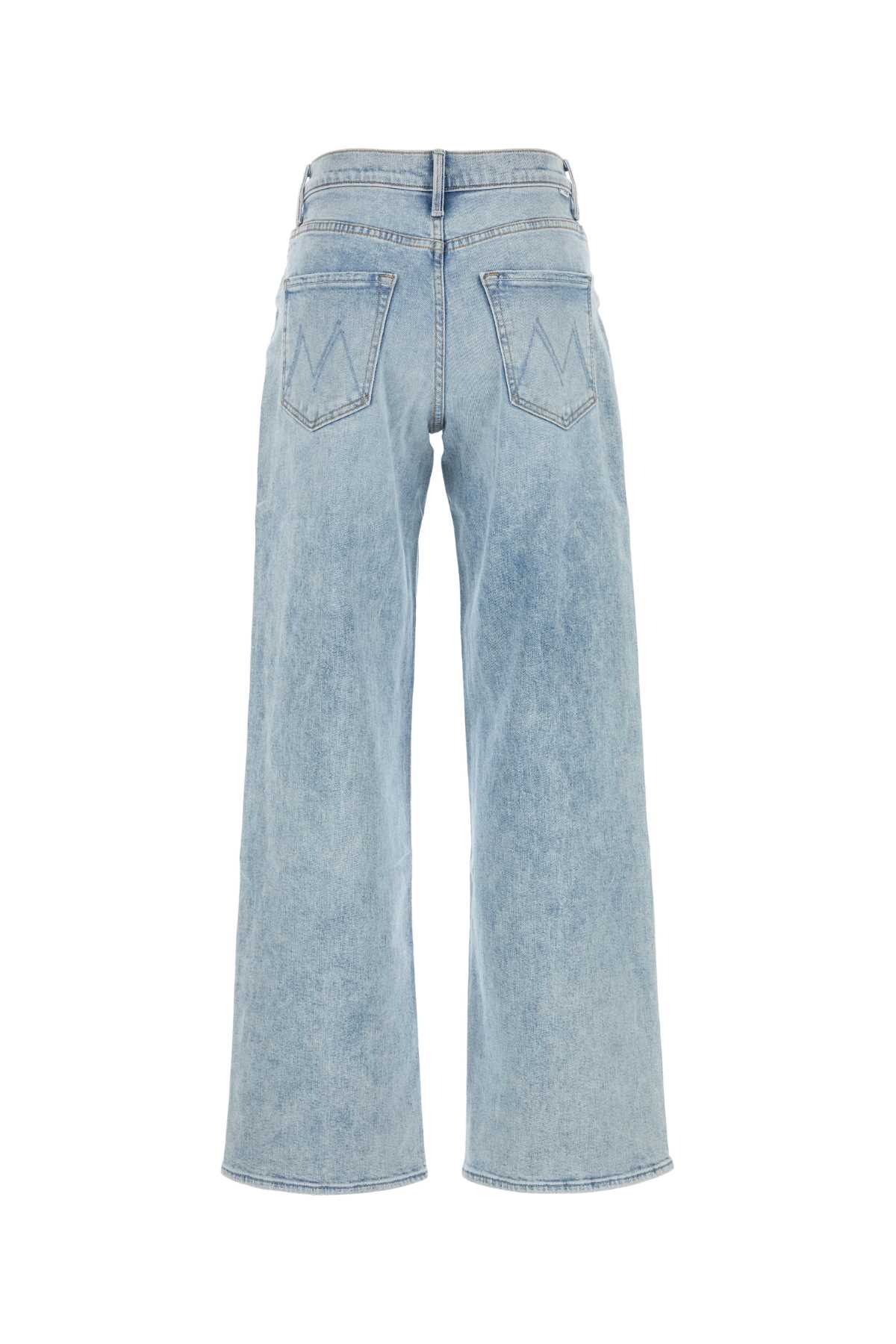 Mother The Spinner Zip Sneak Jeans Light As A Feather In Lavaggio Chiaro