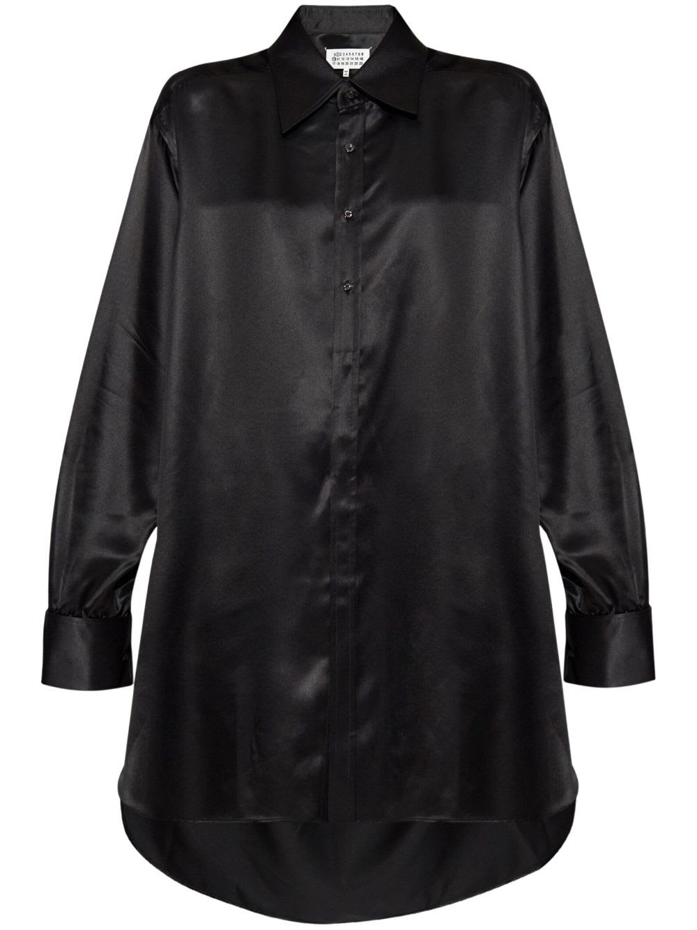 Shop Maison Margiela Long Sleeves Shirt In Black