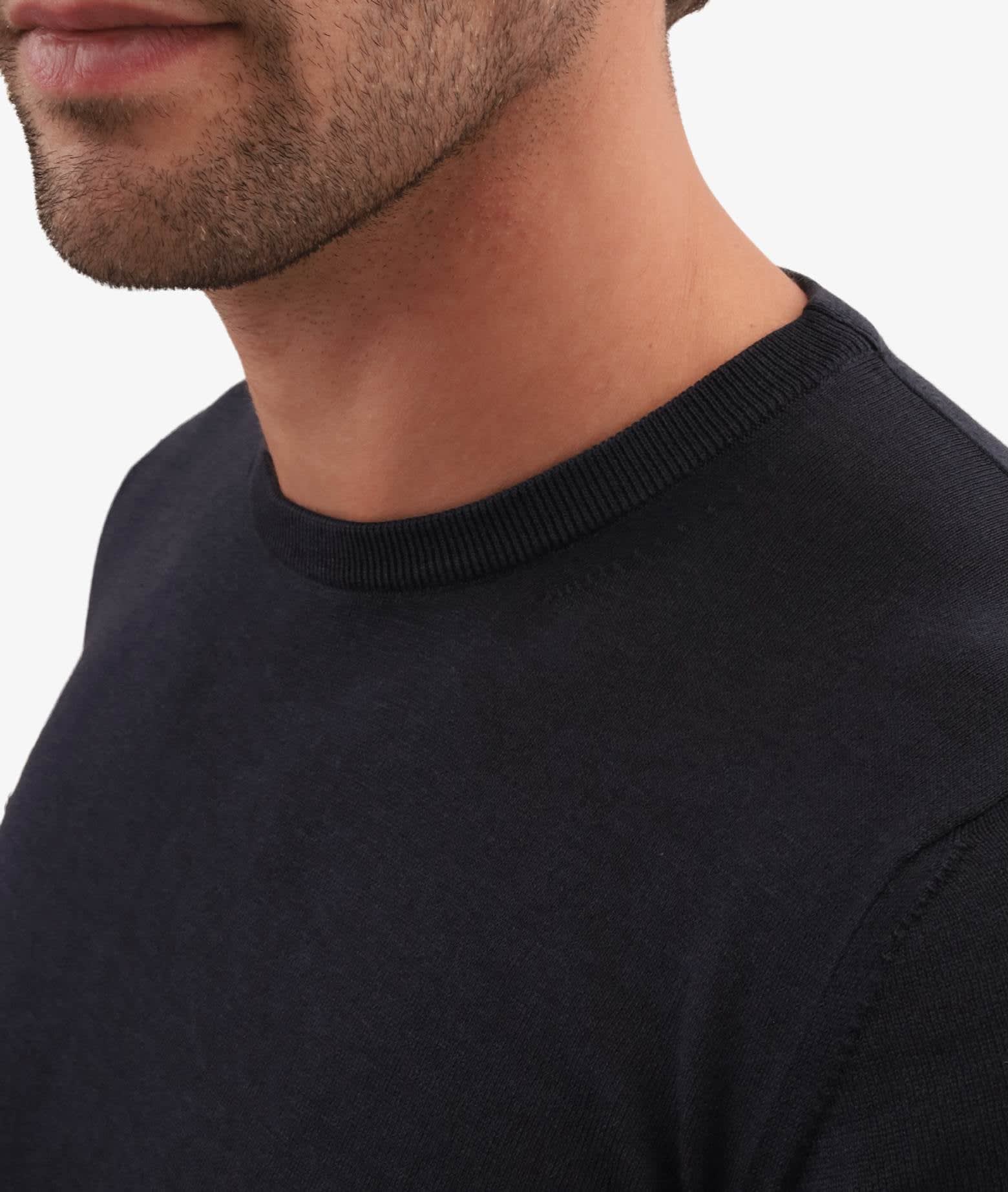 Shop Larusmiani Cap Martin Crew Neck Sweater In Blue