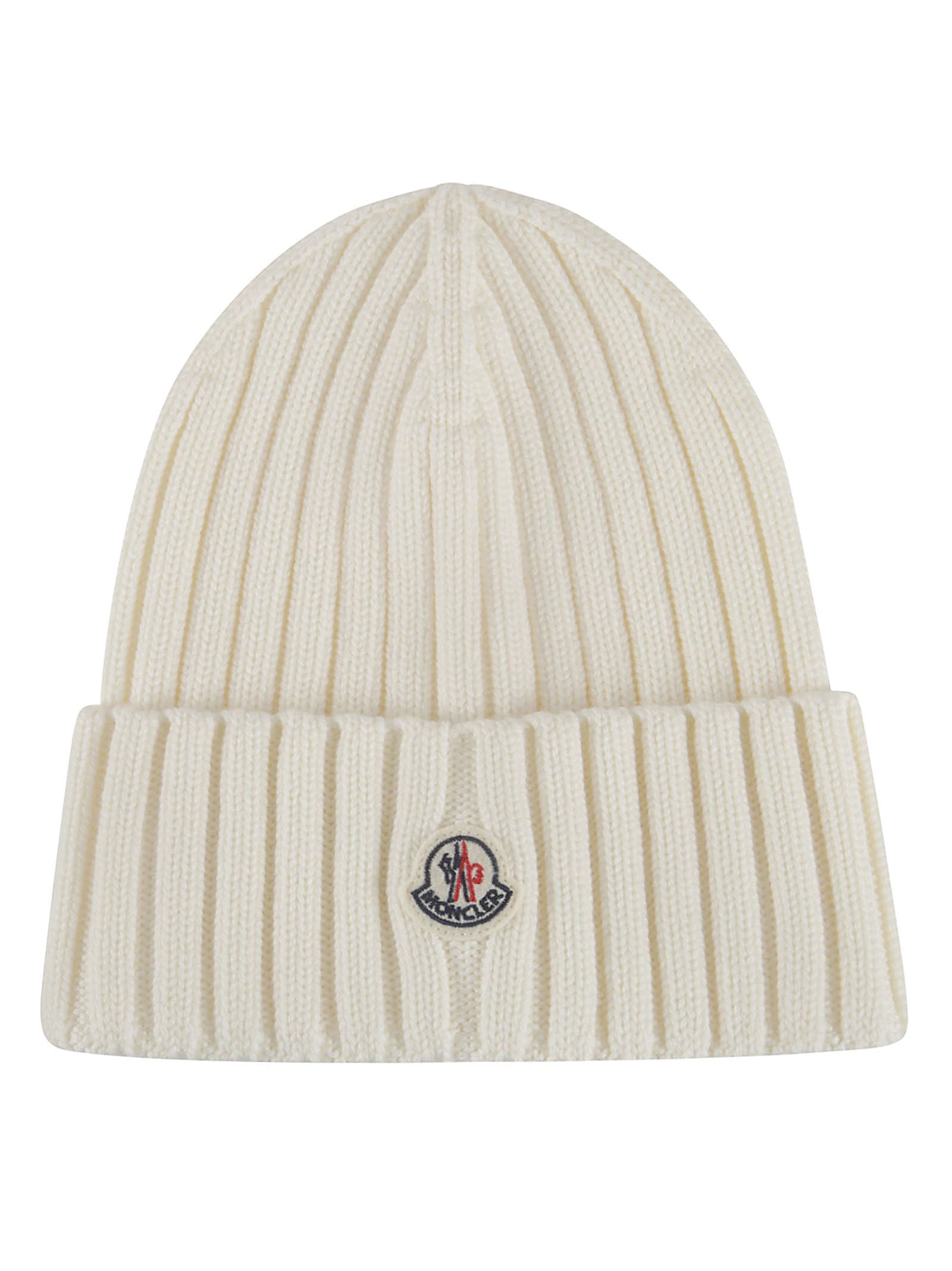 Moncler Logo Patched Knit Beanie