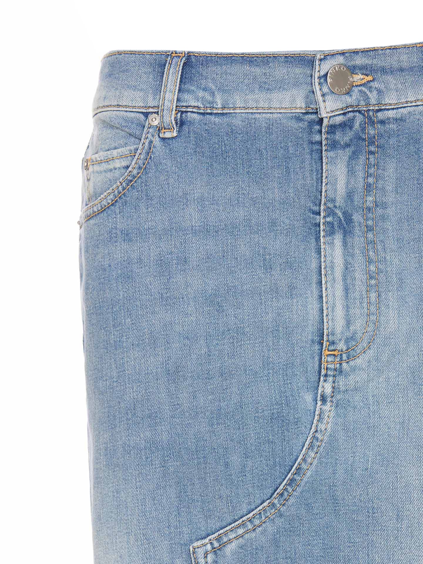 Shop Pinko Il Cairo Denim Skirt