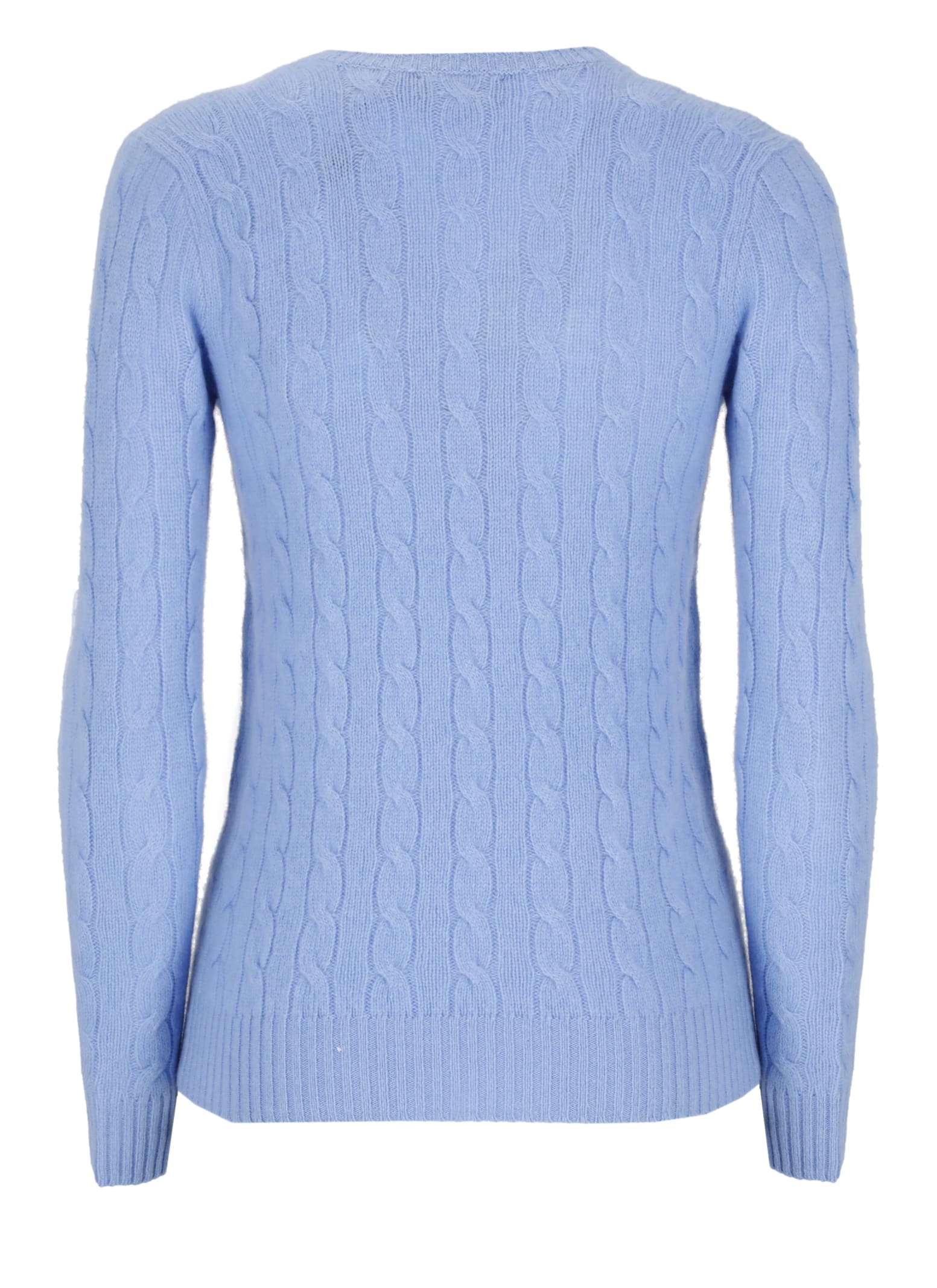 Shop Ralph Lauren Pony Sweater In Light Blue