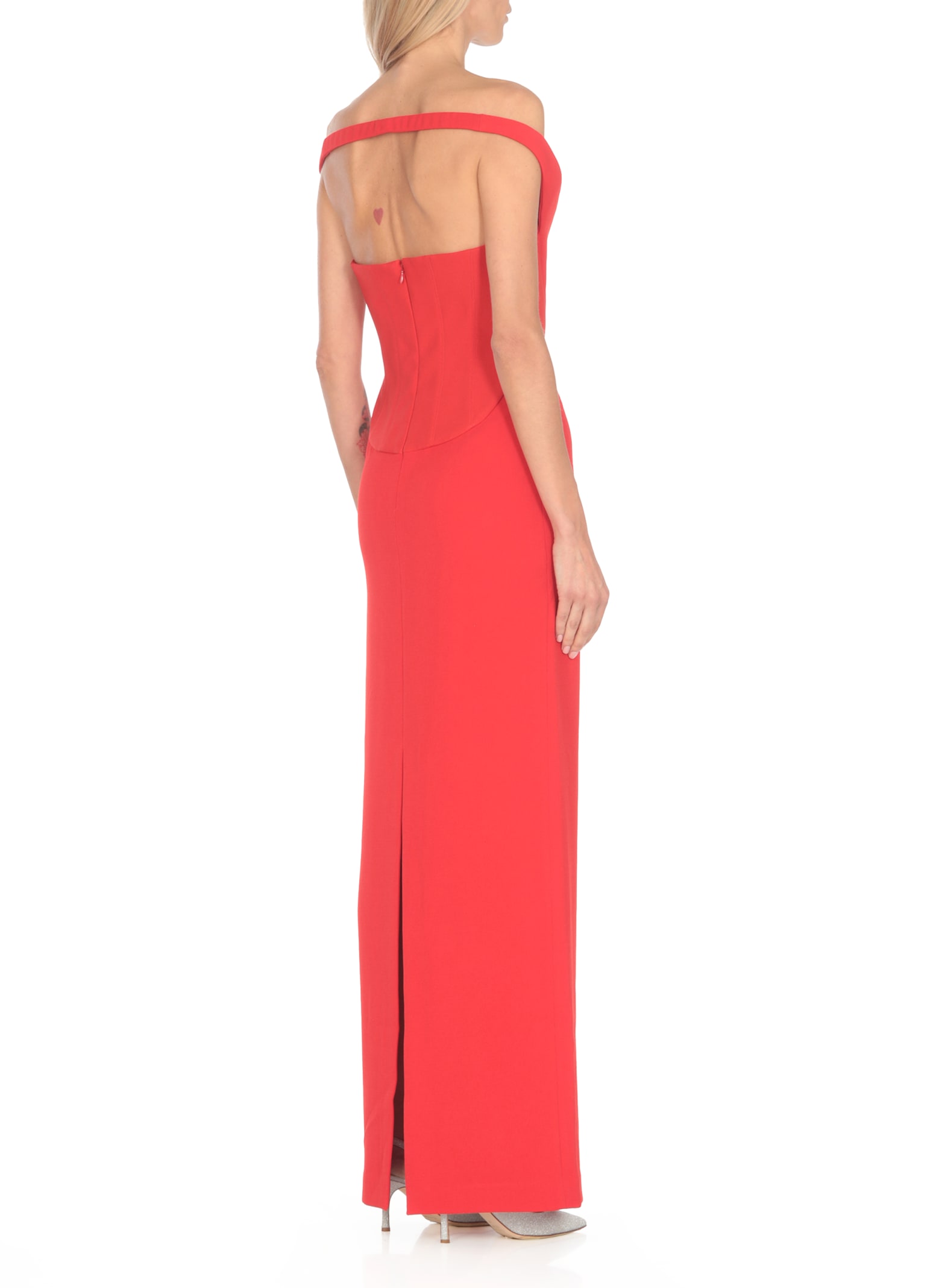 Shop Solace London Serina Maxi Dress In Red