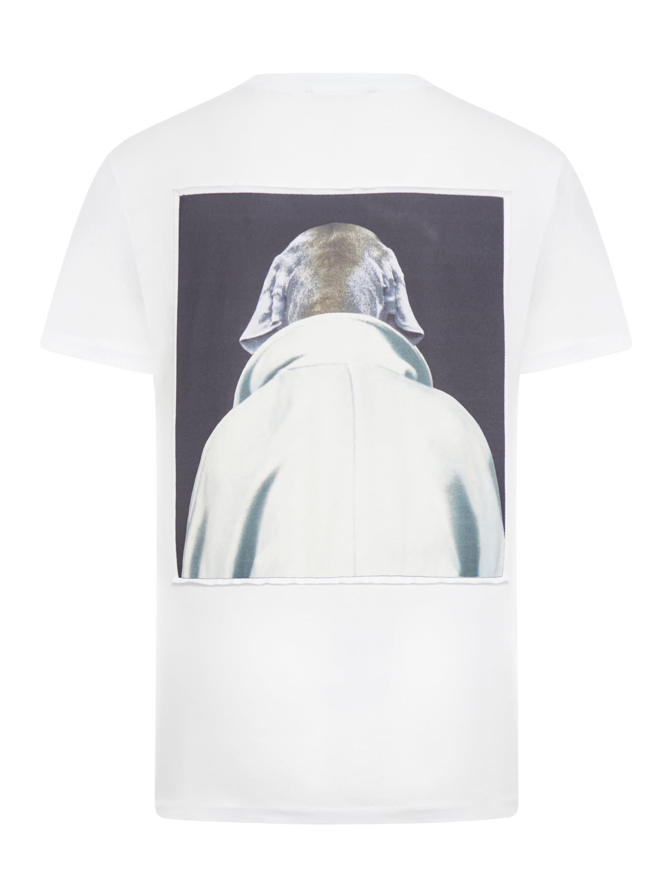 Shop Max Mara White Cotton Cipria T-shirt In Vaniglia