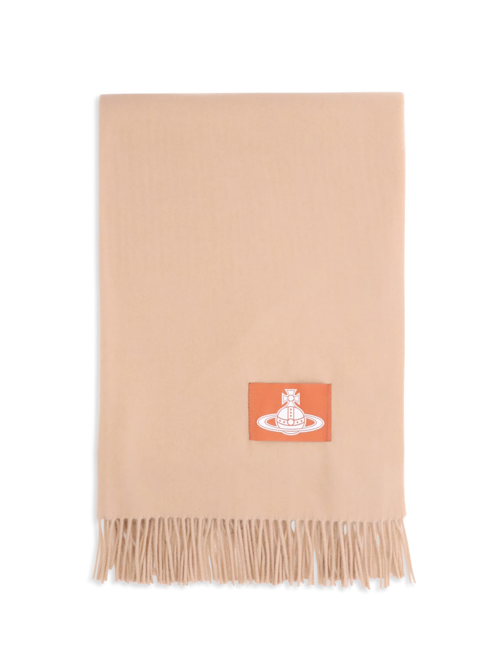 Vivienne Westwood Wool Scarf In Neutral