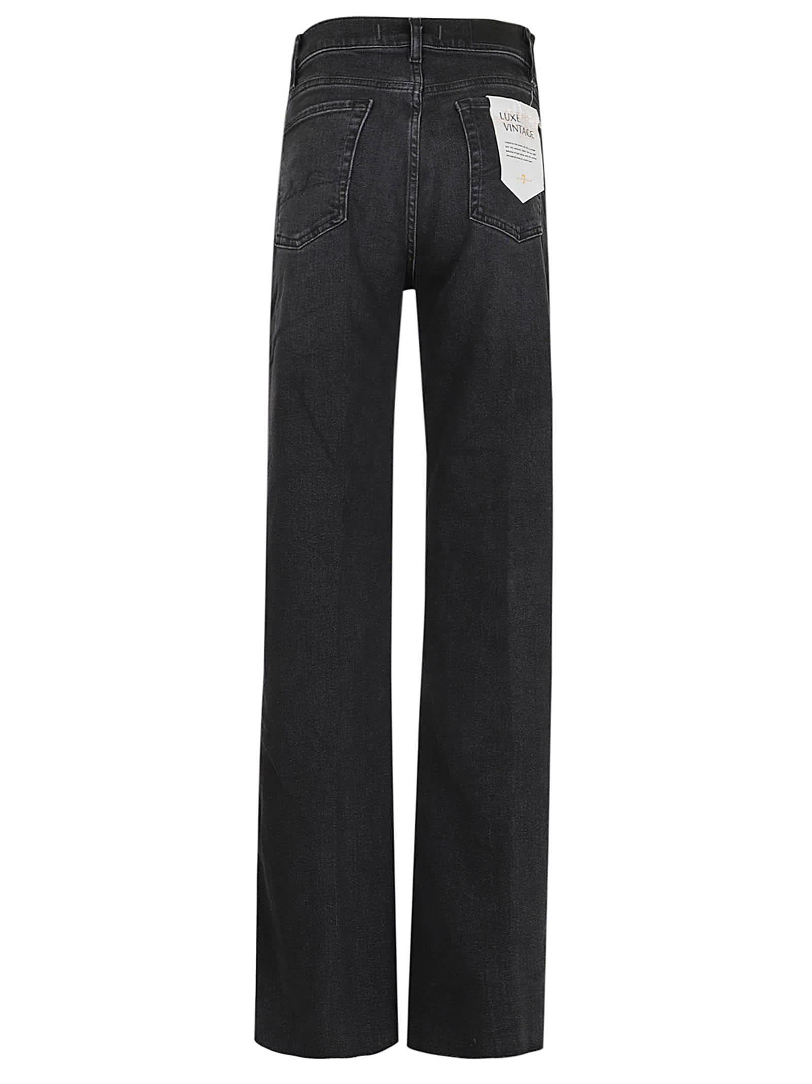 Shop 7 For All Mankind Lotta Luxe Vintage Topline In Black