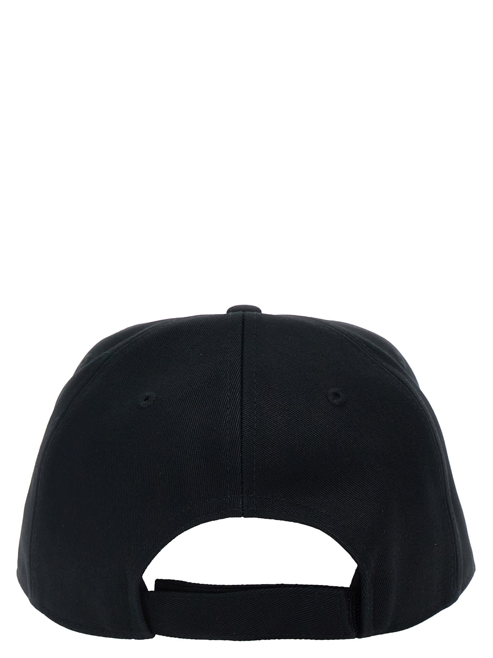 Shop Moncler Logo Patch Cap In Black