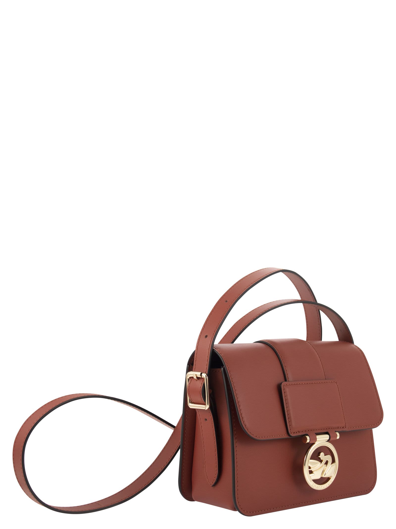 Shop Longchamp Box-trot - Shoulder Bag S In Brick