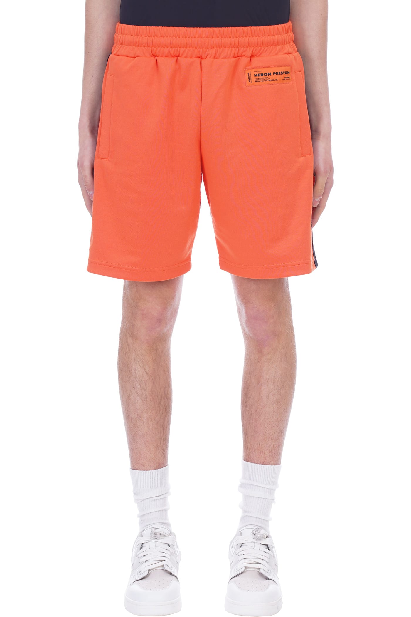 HERON PRESTON Shorts In Orange Cotton